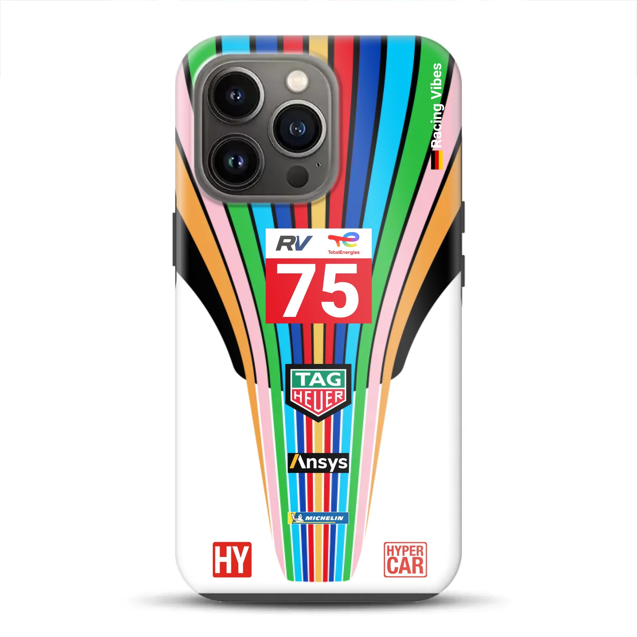 Porsche 963 #75 2023 Livery – Custodia premium personalizzata per iPhone