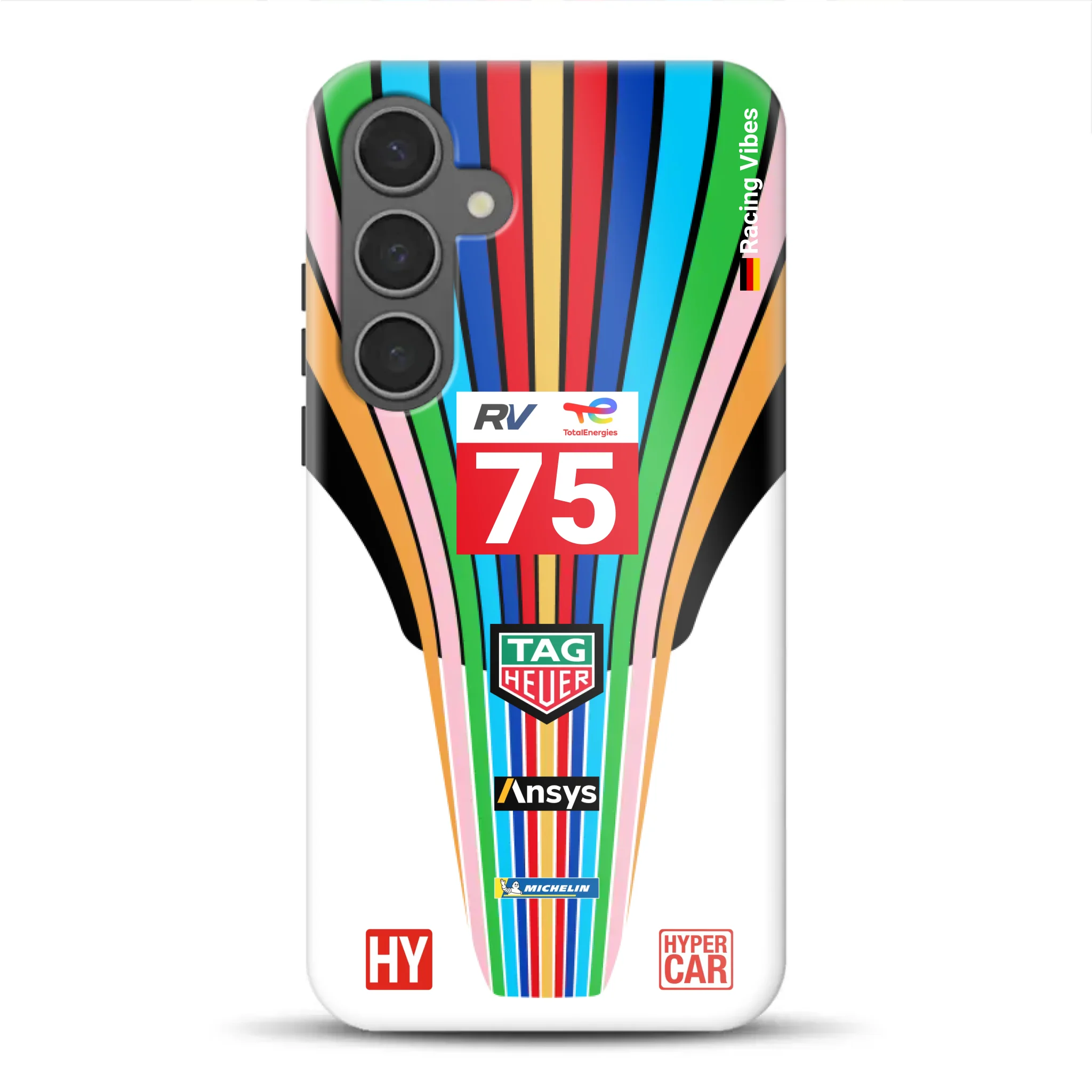 Porsche 963 #75 2023 Livery - Individuelle Premium Hülle für Samsung