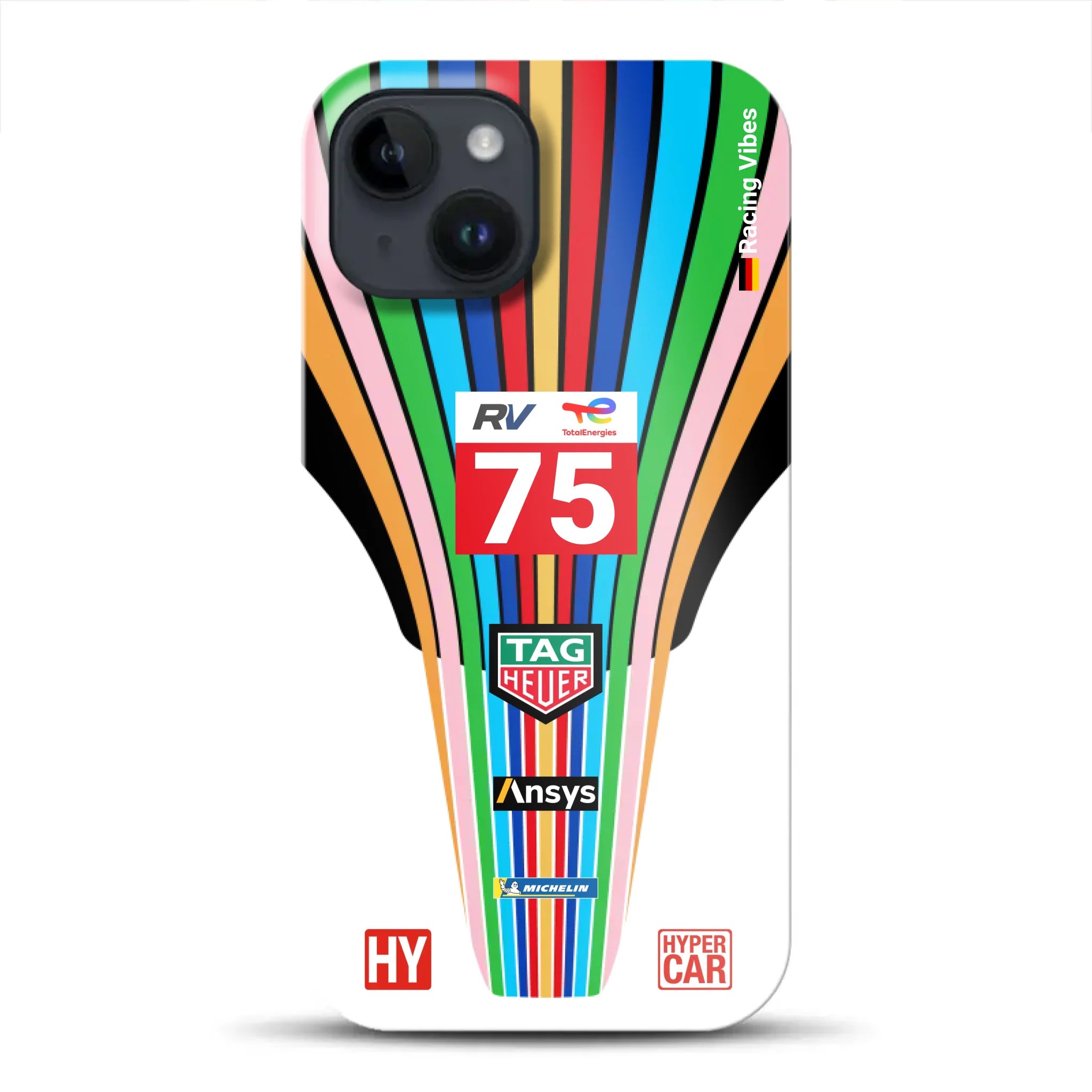 Porsche 963 #75 2023 Livery – Custodia premium personalizzata per iPhone