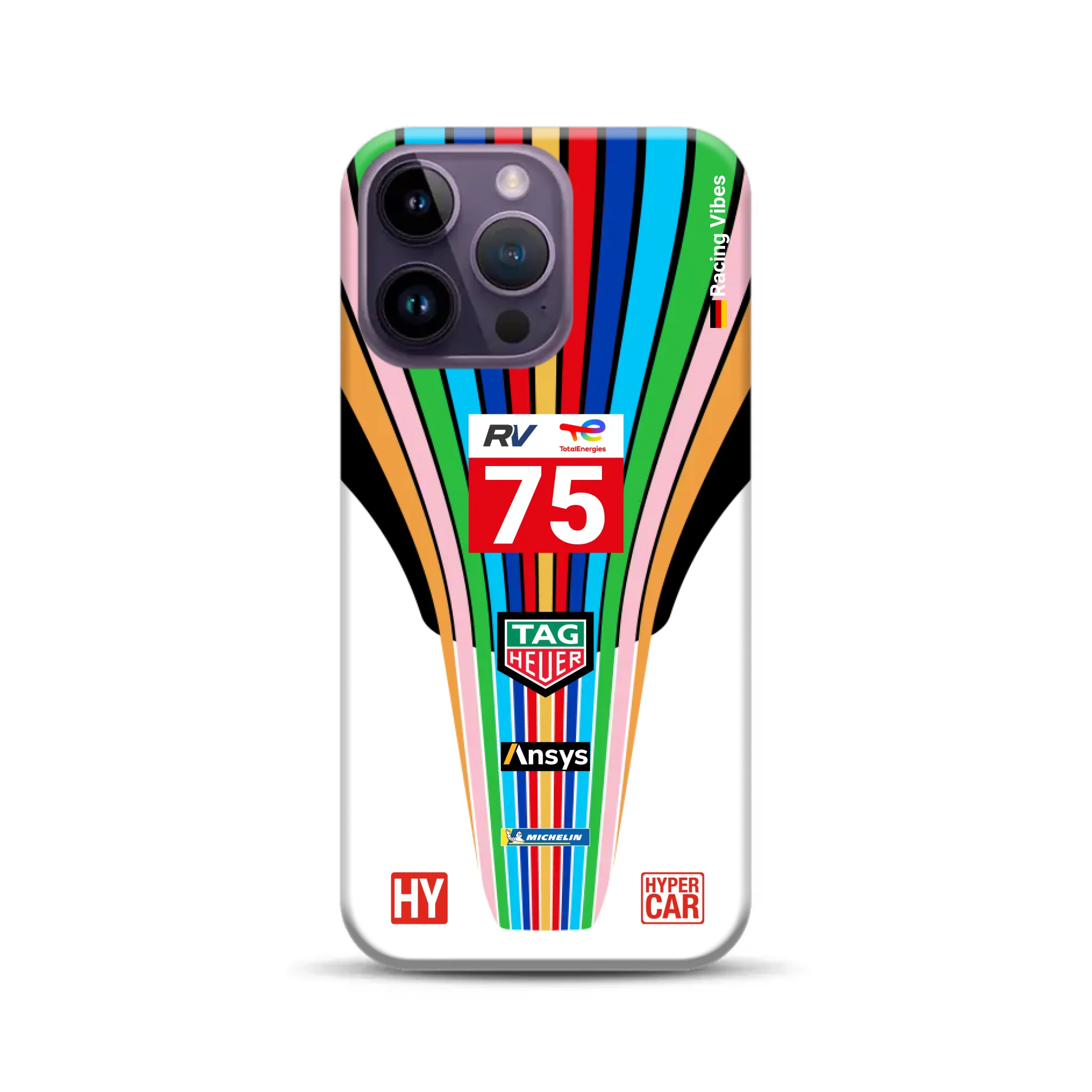 Porsche 963 #75 2023 Livery – Custodia premium personalizzata per iPhone