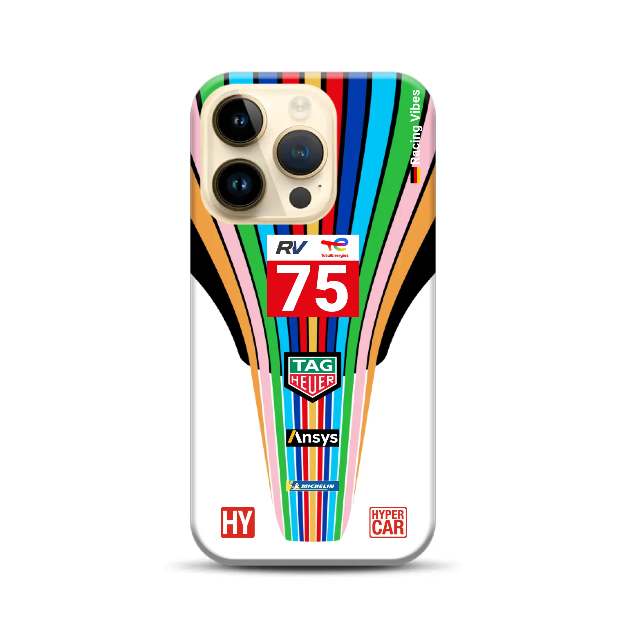 Porsche 963 #75 2023 Livery – Custodia premium personalizzata per iPhone