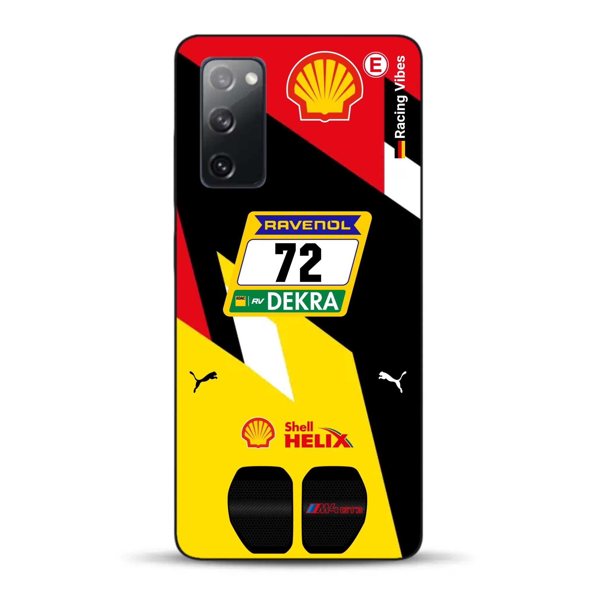 RMG M4 GT3 #72 Nürburgring 24h Qualifiers 2024 Livery - Custodia per cellulare personalizzata per Samsung