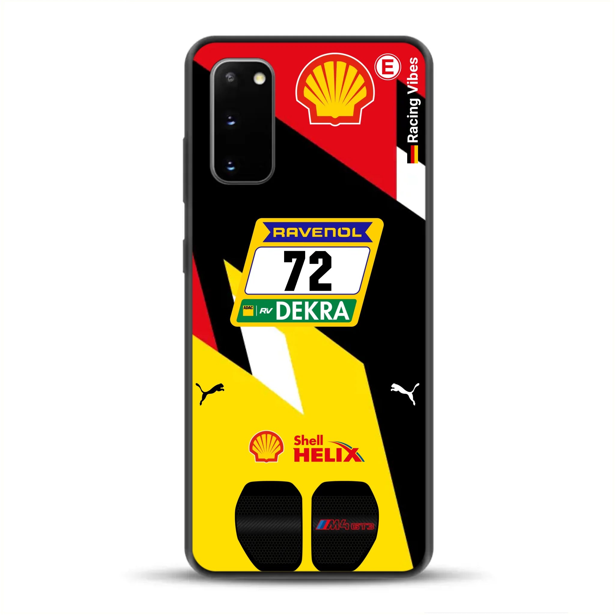 RMG M4 GT3 #72 Nürburgring 24h Qualifiers 2024 Livery - Custodia per cellulare personalizzata per Samsung