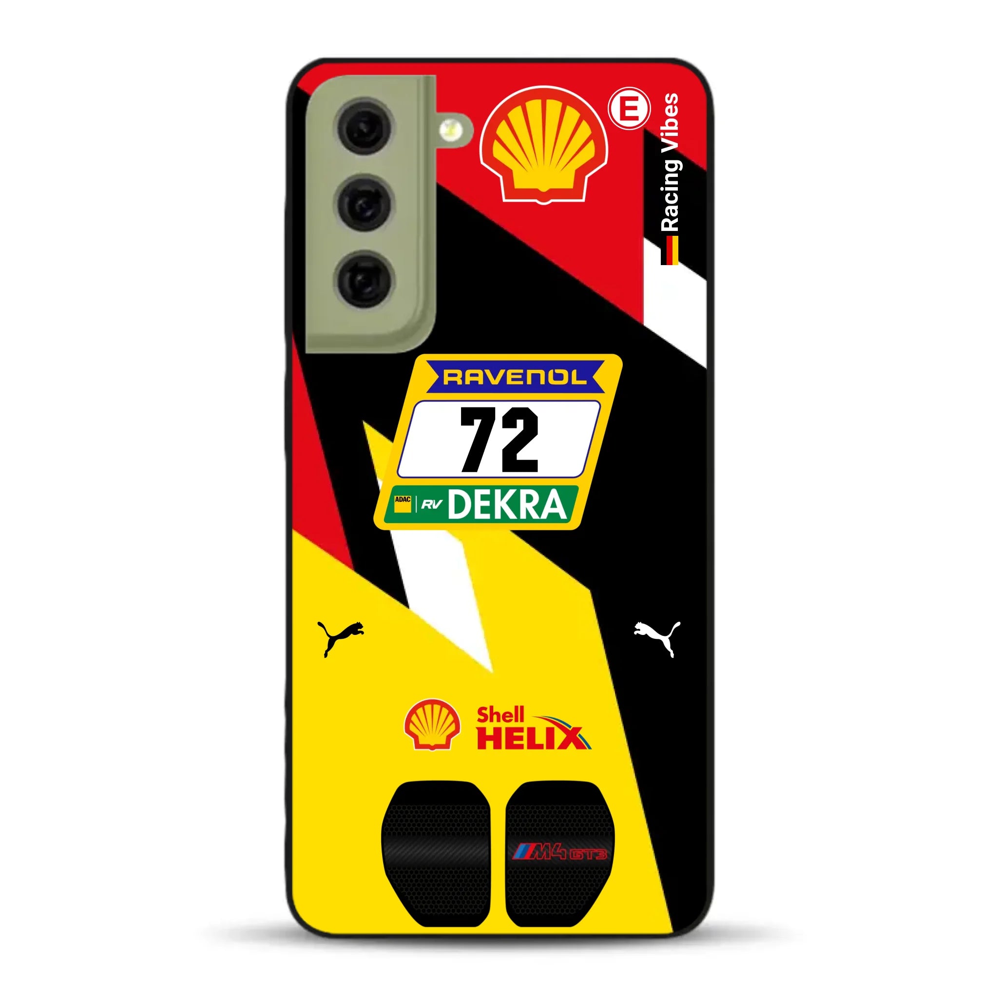 RMG M4 GT3 #72 Nürburgring 24h Qualifiers 2024 Livery - Custodia per cellulare personalizzata per Samsung