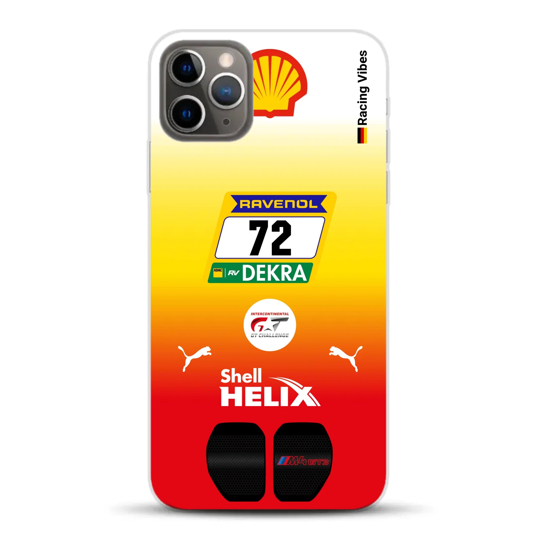 RMG M4 GT3 #72 24h Nürburgring 2024 Livery - Custodia per cellulare personalizzata per iPhone