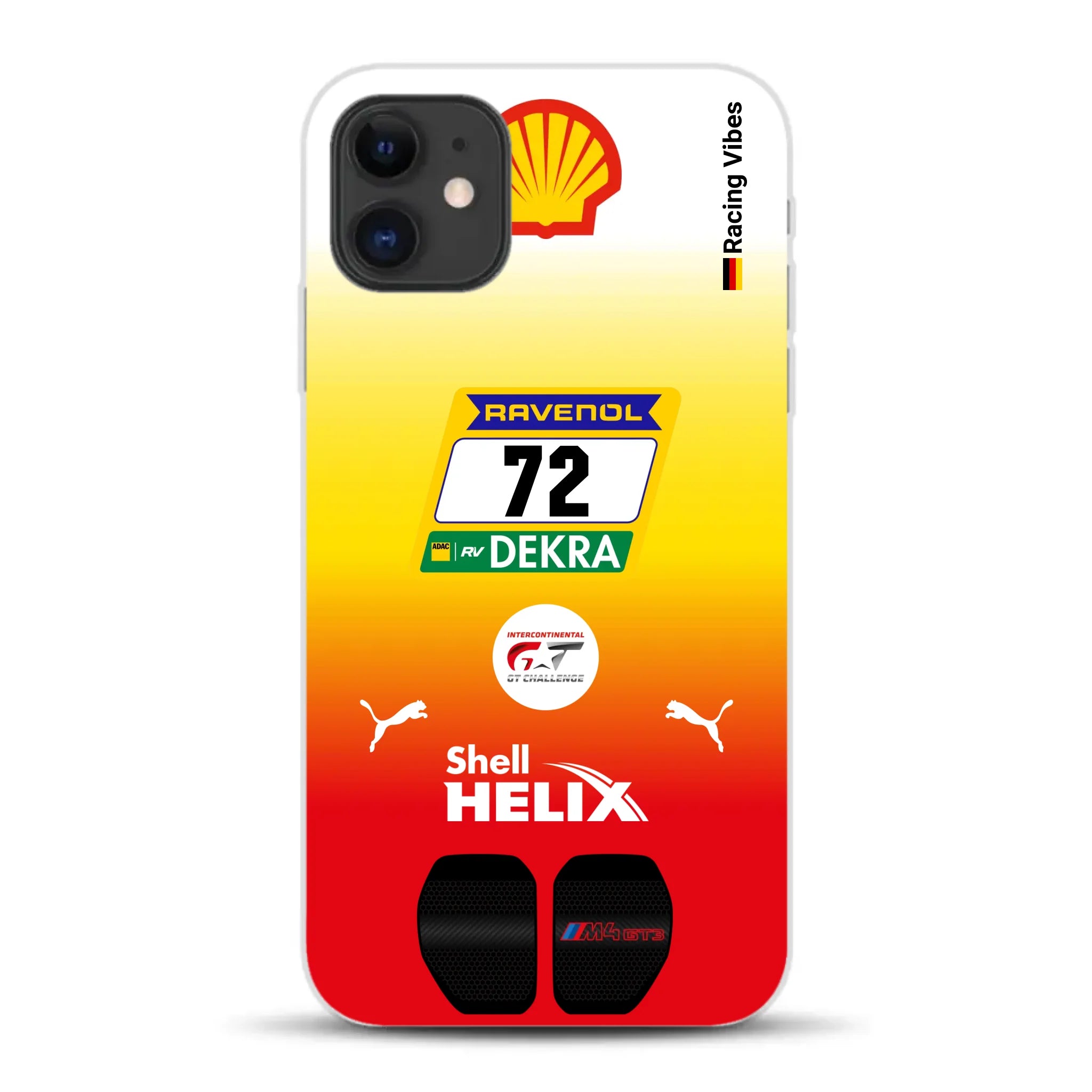 RMG M4 GT3 #72 24h Nürburgring 2024 Livery - Custodia per cellulare personalizzata per iPhone