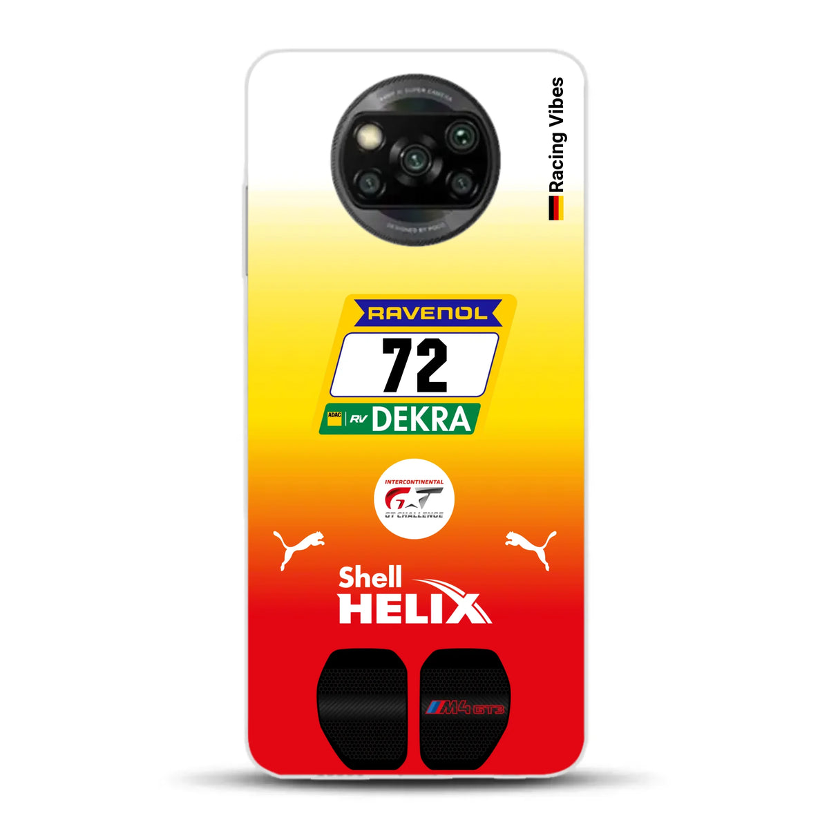RMG M4 GT3 #72 24h Nürburgring 2024 Livery - Custodia per cellulare personalizzata per Xiaomi