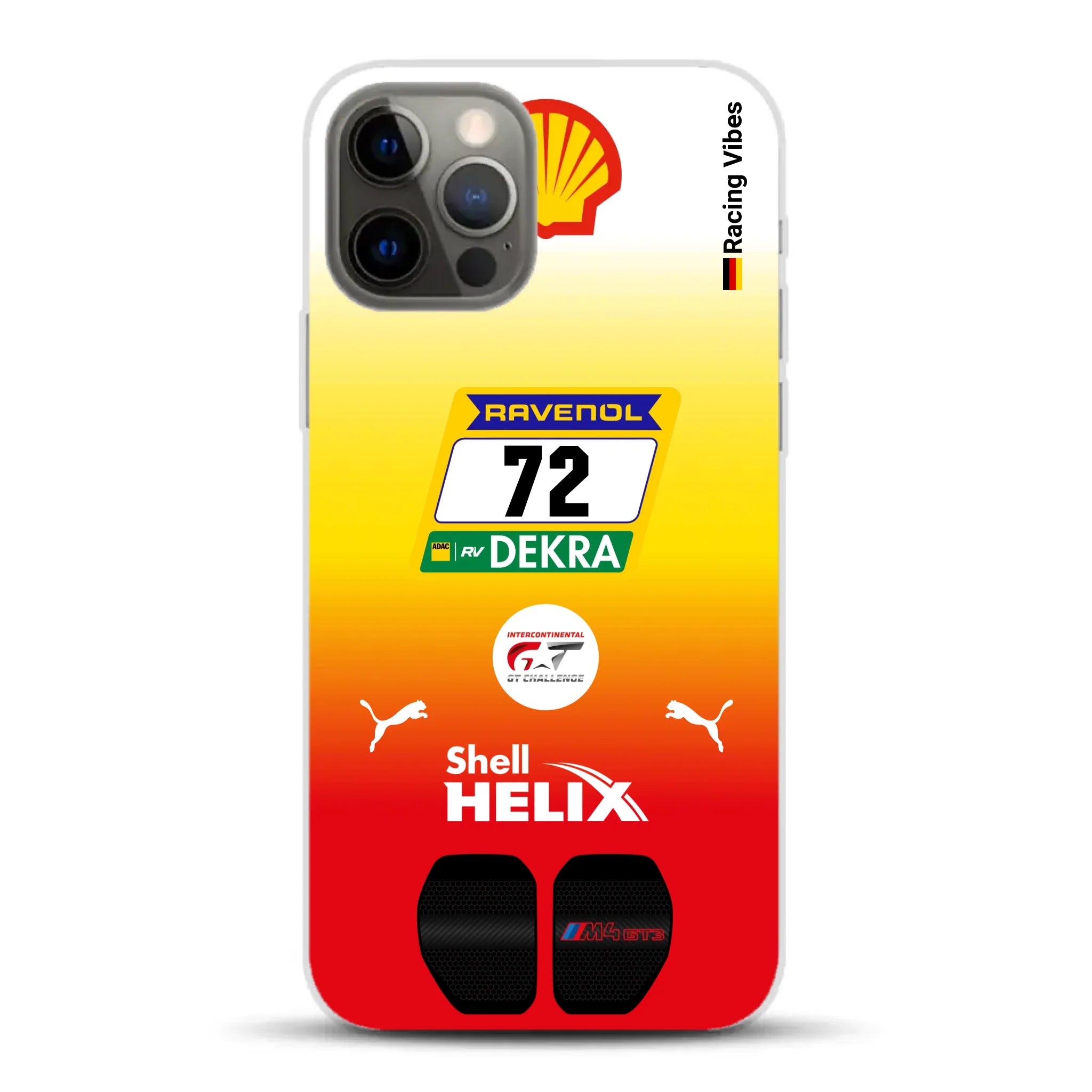 RMG M4 GT3 #72 24h Nürburgring 2024 Livery - Custom phone case for iPhone