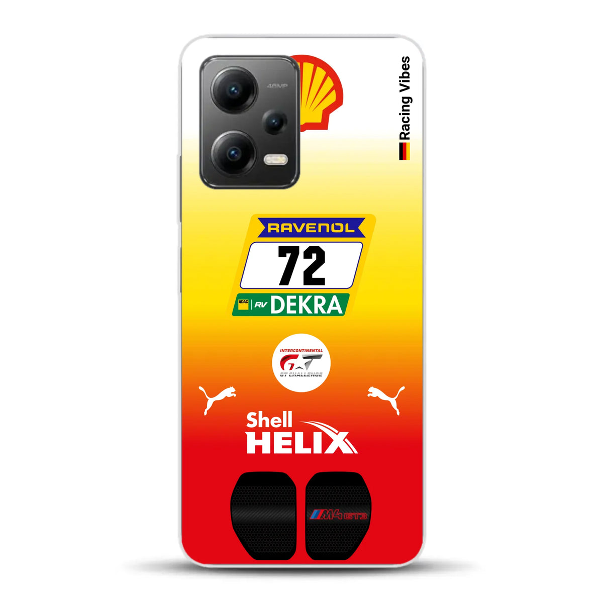 RMG M4 GT3 #72 24h Nürburgring 2024 Livery - Custodia per cellulare personalizzata per Xiaomi