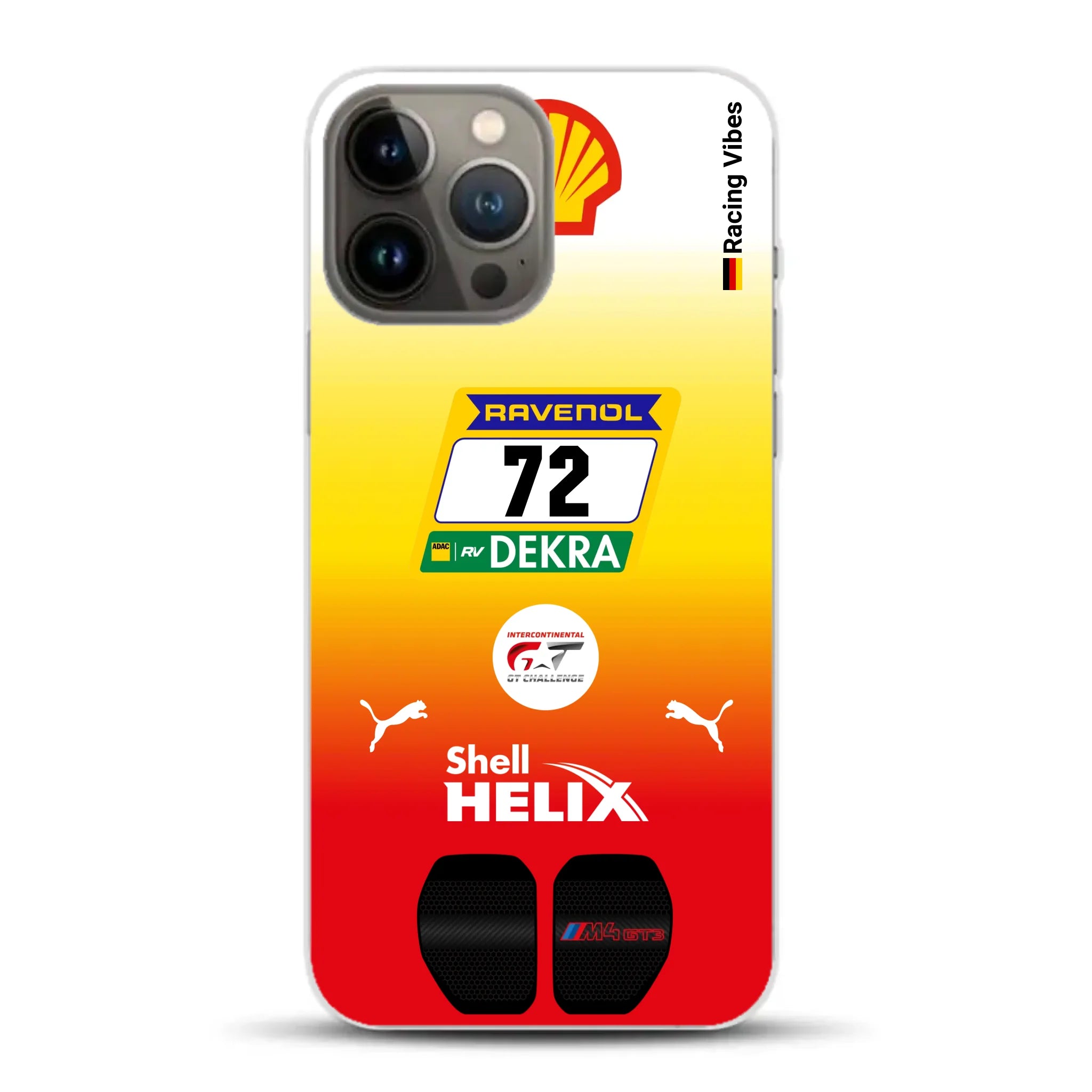 RMG M4 GT3 #72 24h Nürburgring 2024 Livery - Custom phone case for iPhone