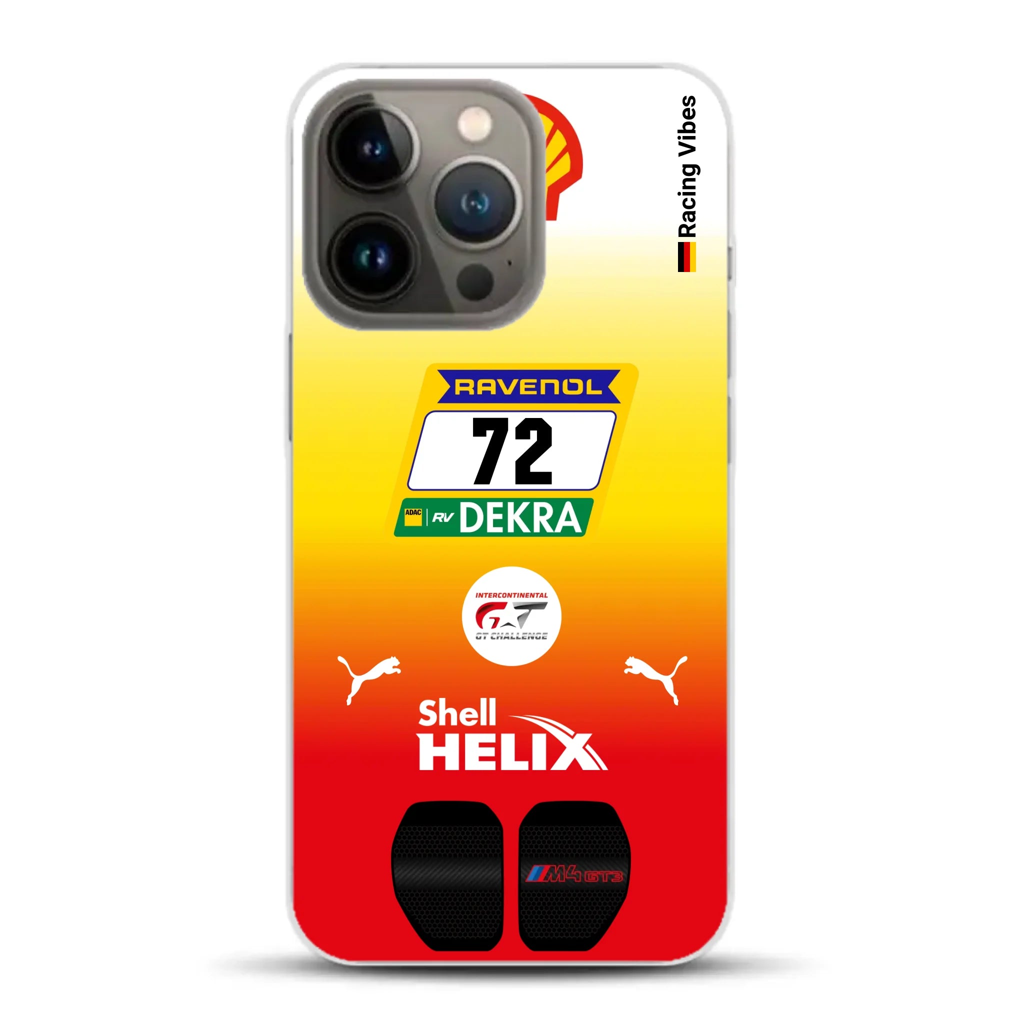 RMG M4 GT3 #72 24h Nürburgring 2024 Livery - Custom phone case for iPhone