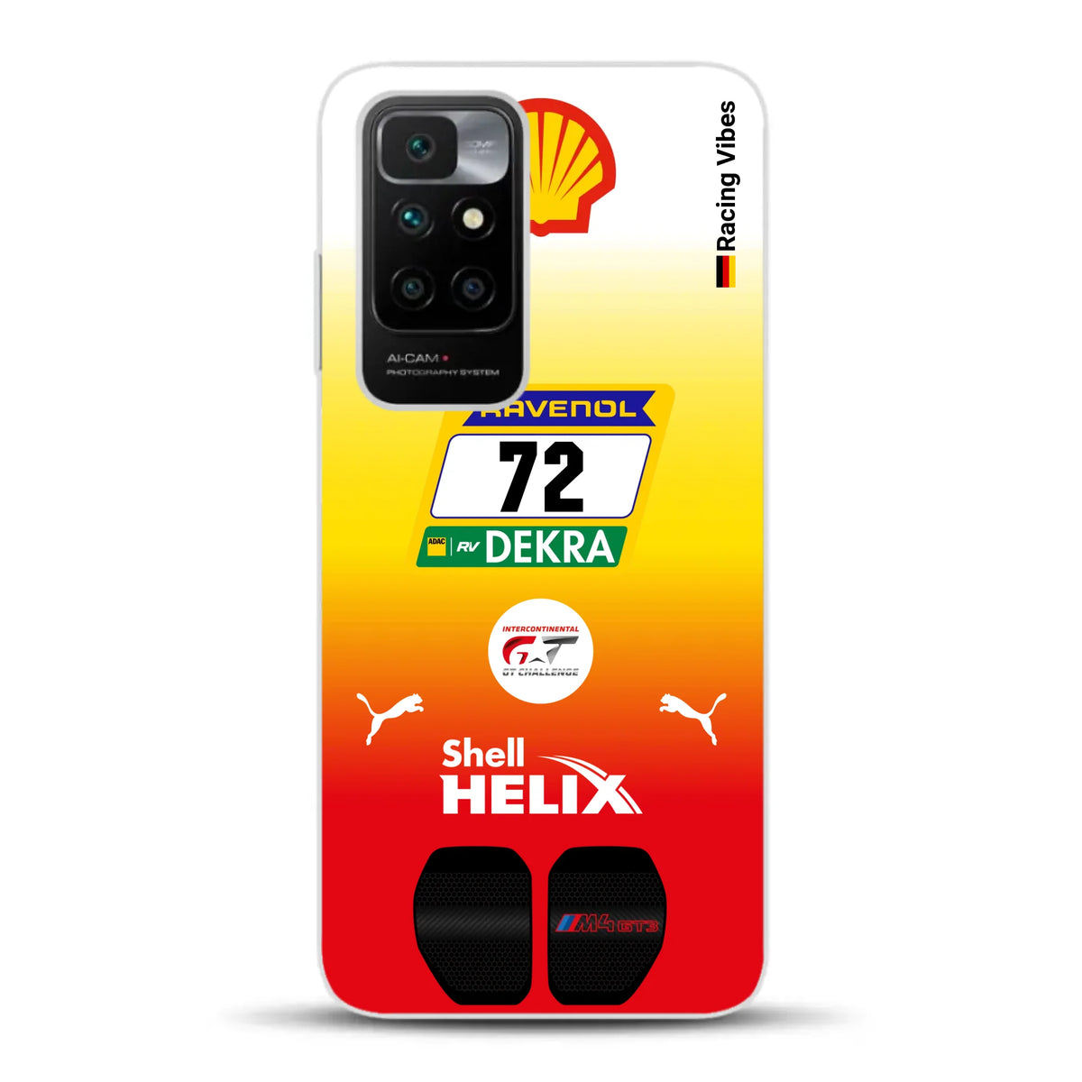 RMG M4 GT3 #72 24h Nürburgring 2024 Livery - Custodia per cellulare personalizzata per Xiaomi
