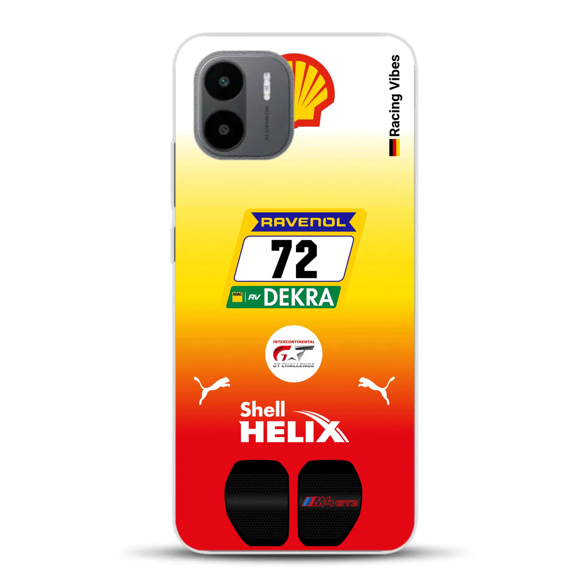 RMG M4 GT3 #72 24h Nürburgring 2024 Livery - Custodia per cellulare personalizzata per Xiaomi