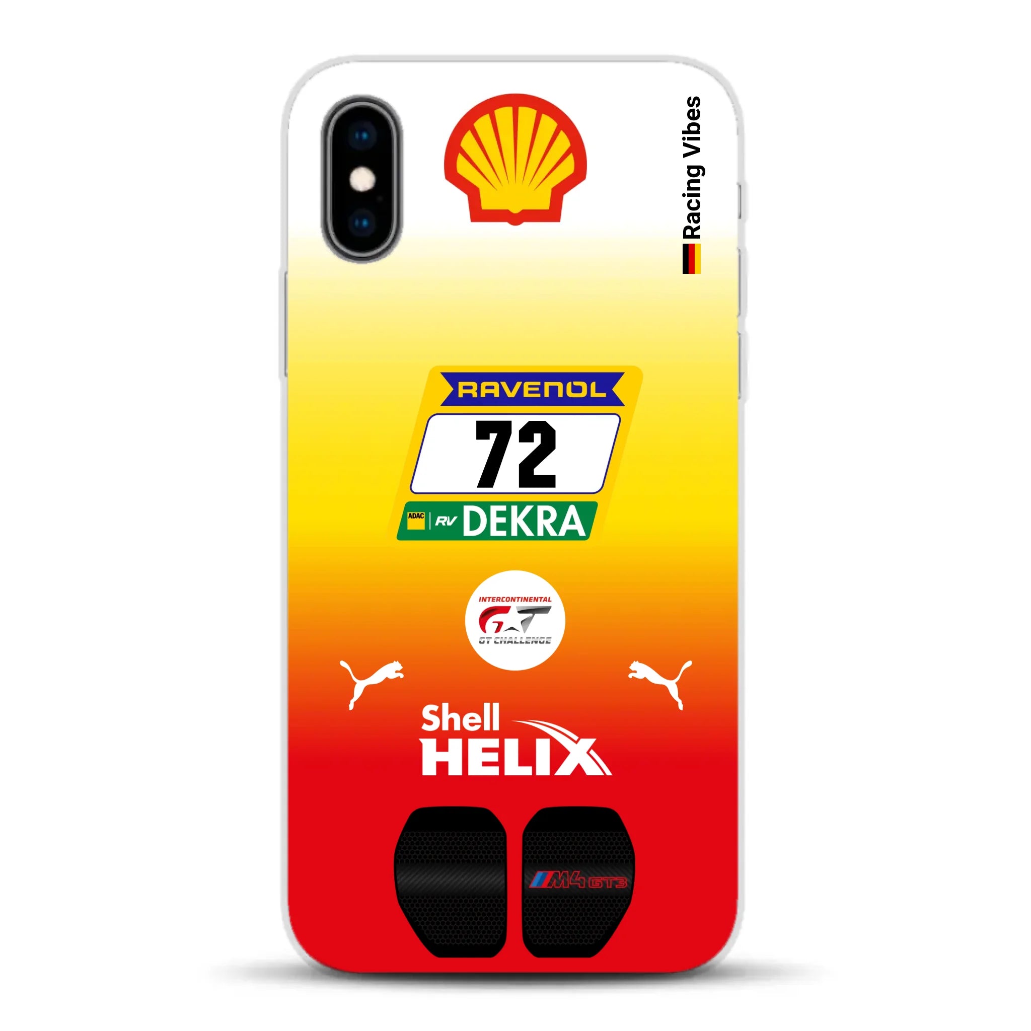 RMG M4 GT3 #72 24h Nürburgring 2024 Livery - Custom phone case for iPhone