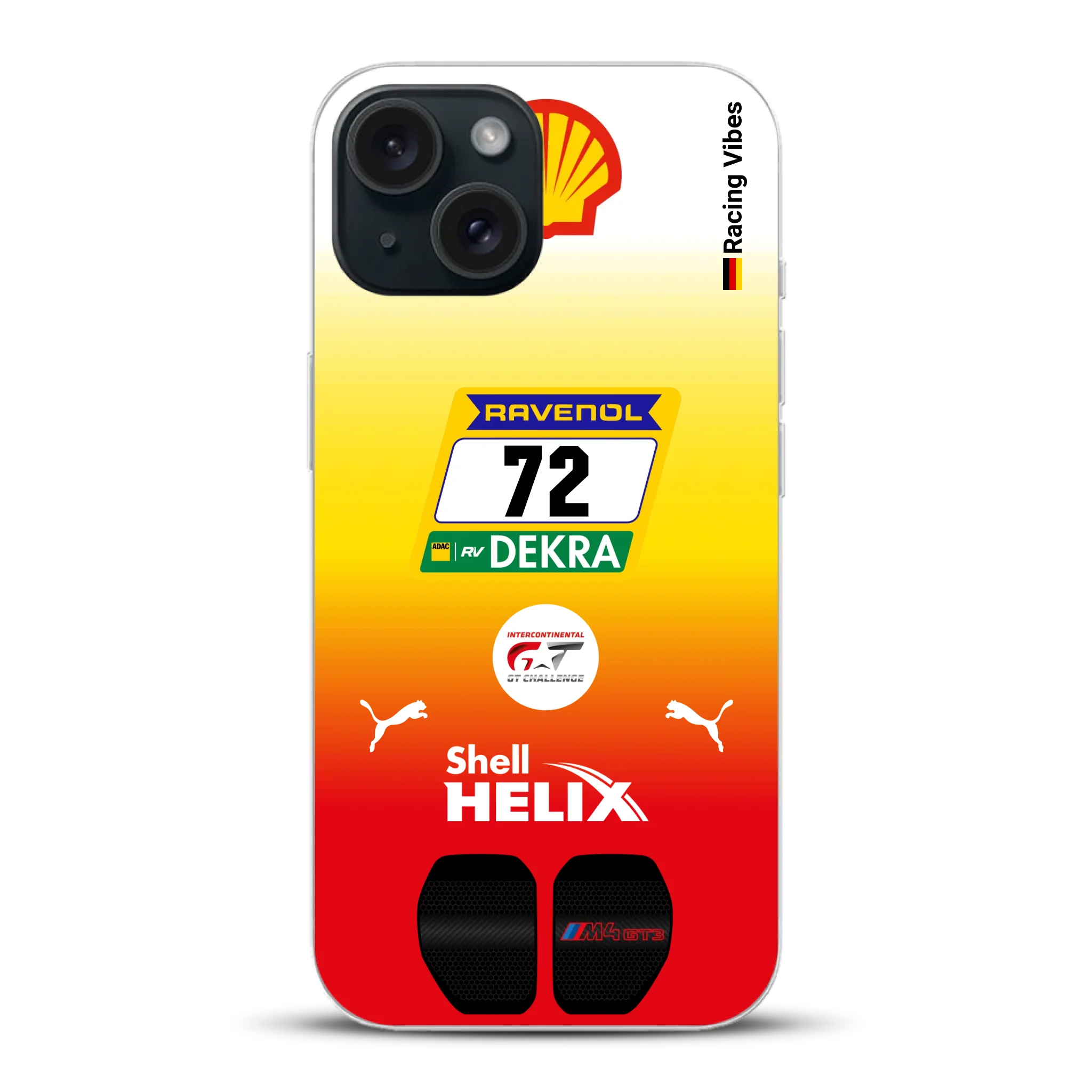 RMG M4 GT3 #72 24h Nürburgring 2024 Livery - Custom phone case for iPhone