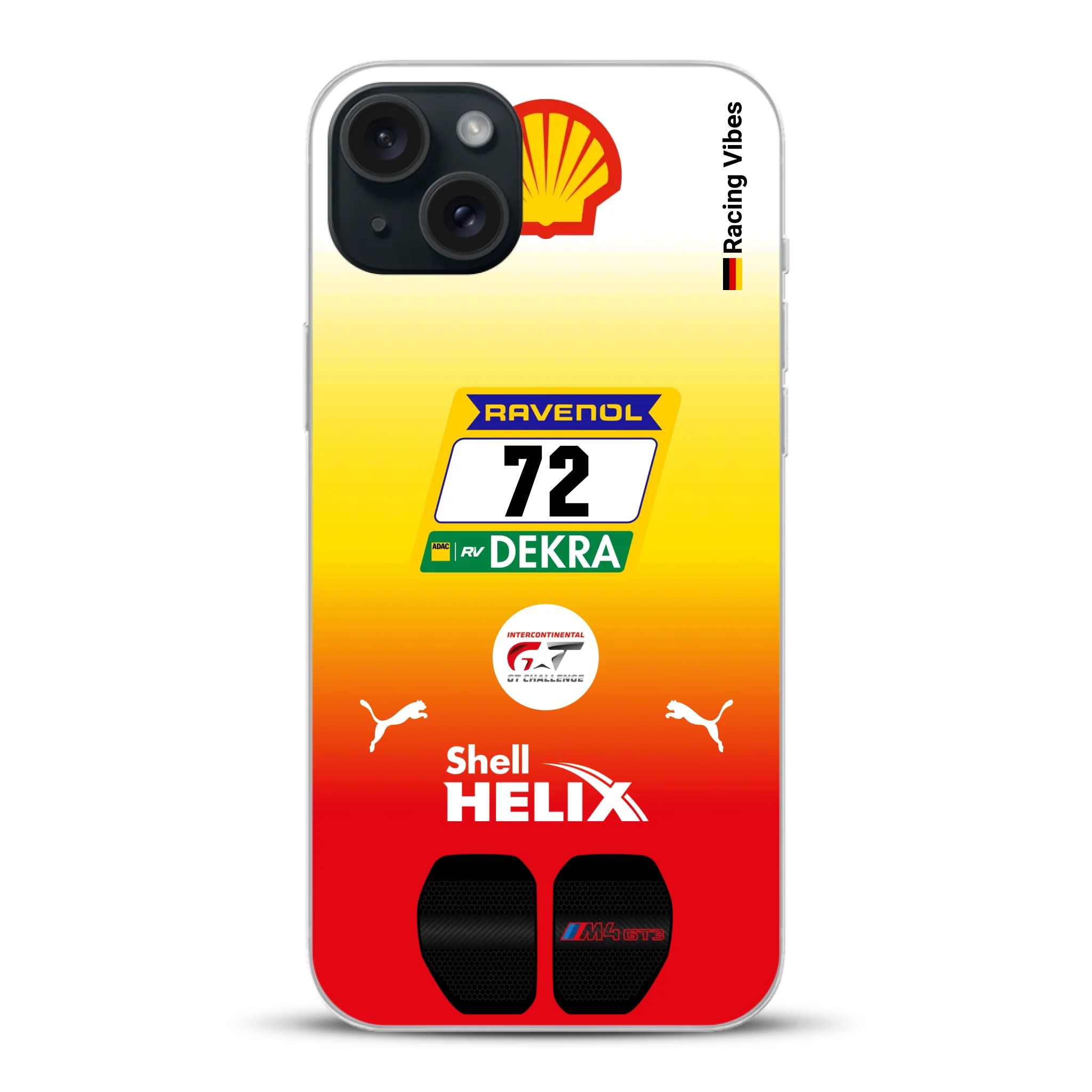RMG M4 GT3 #72 24h Nürburgring 2024 Livery - Custom phone case for iPhone