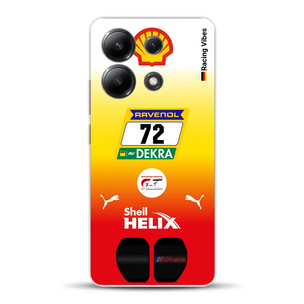 RMG M4 GT3 #72 24h Nürburgring 2024 Livery - Custodia per cellulare personalizzata per Xiaomi