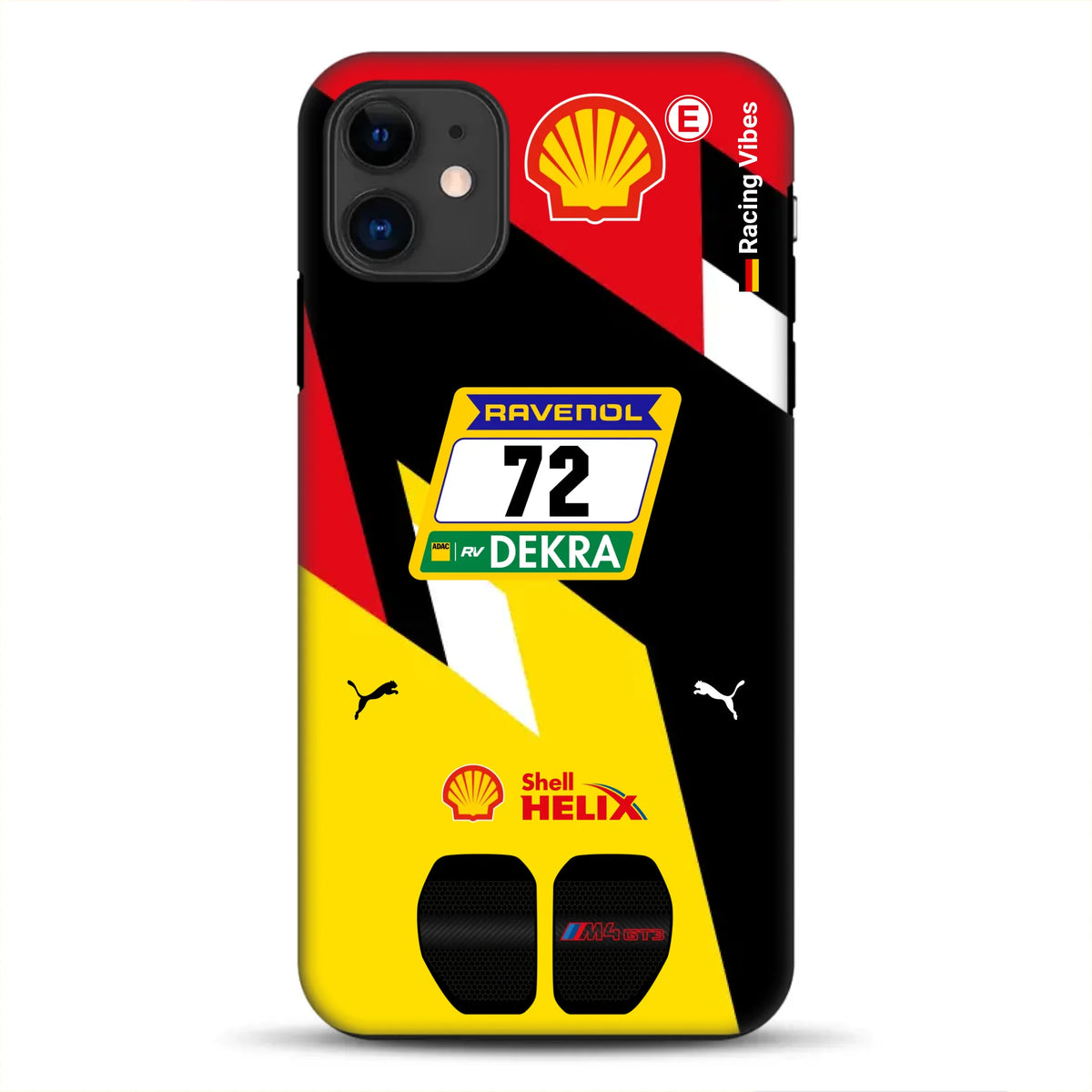 RMG M4 GT3 #72 Nürburgring 24h Qualifiers 2024 Livery – Custom Premium Case for iPhone