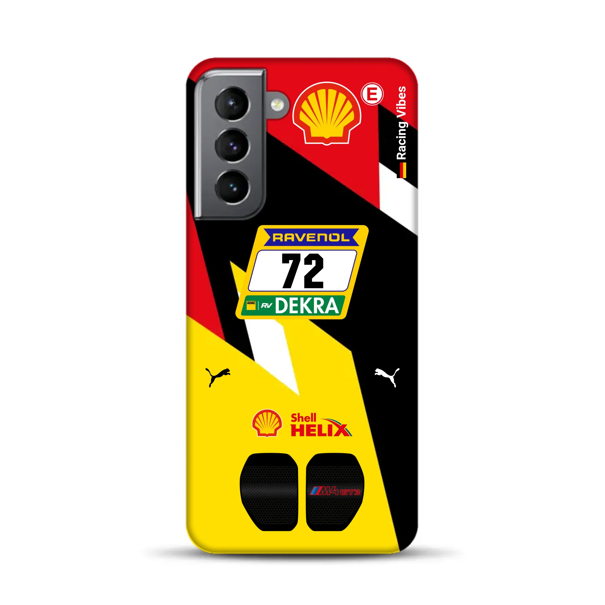 RMG M4 GT3 #72 Nürburgring 24h Qualifiers 2024 Livery – Personnalisé Premium Case pour Samsung