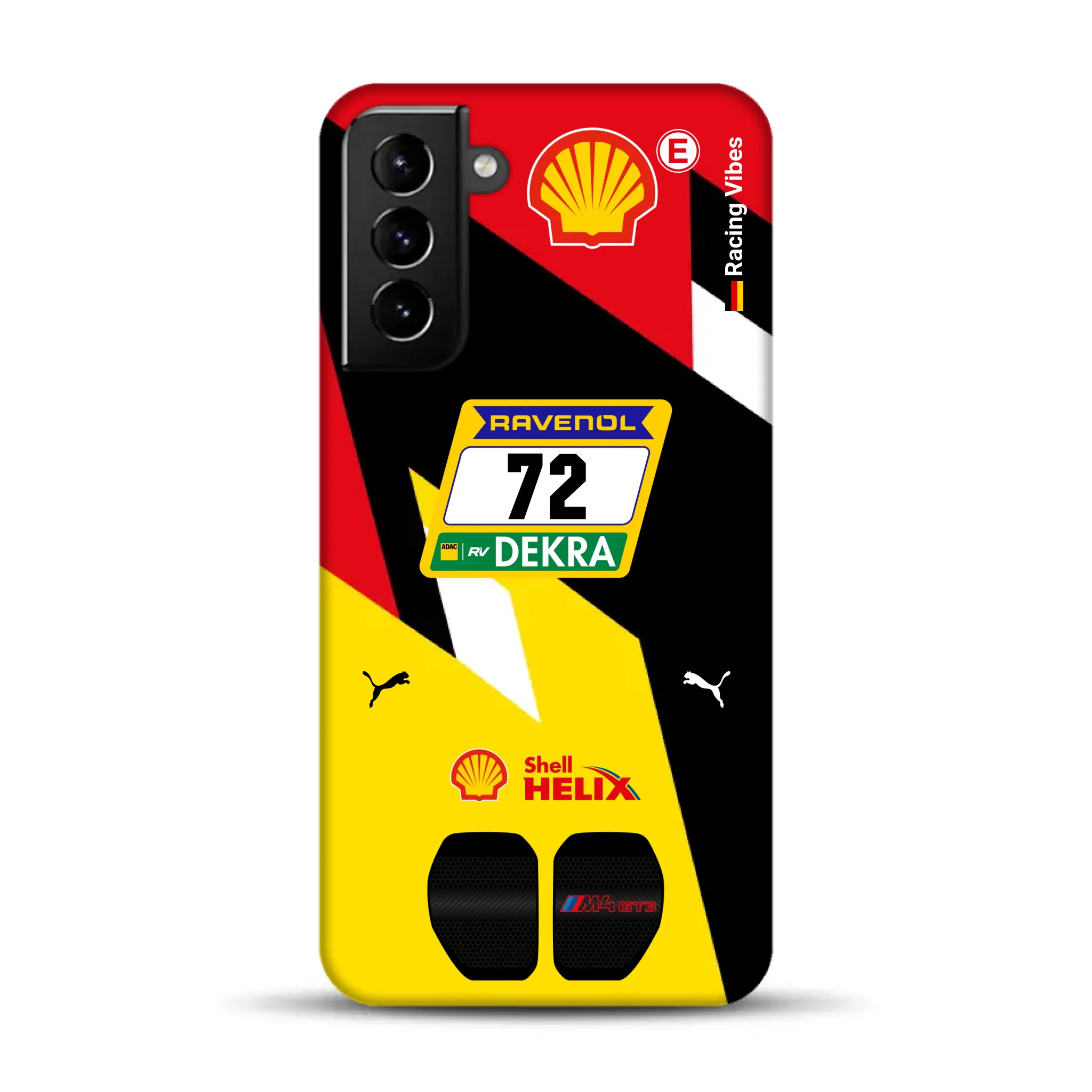 RMG M4 GT3 #72 Nürburgring 24h Qualifiers 2024 Livery - Individuelle Premium Hülle für Samsung