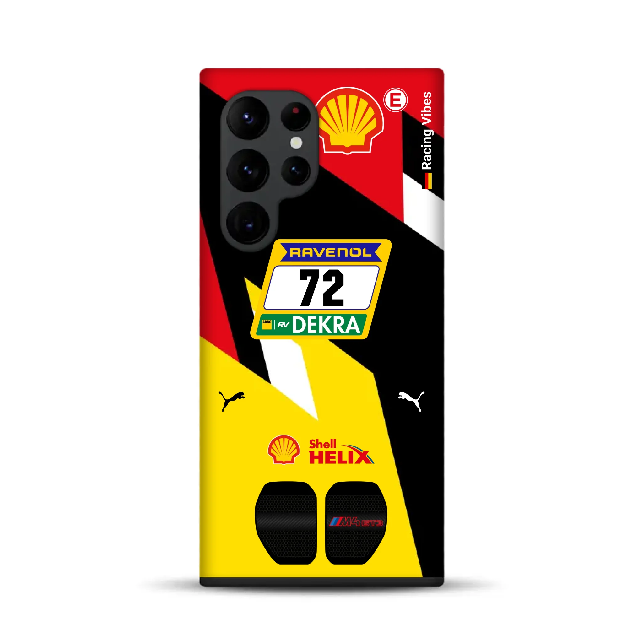 RMG M4 GT3 #72 Nürburgring 24h Qualifiers 2024 Livery – Personnalisé Premium Case pour Samsung
