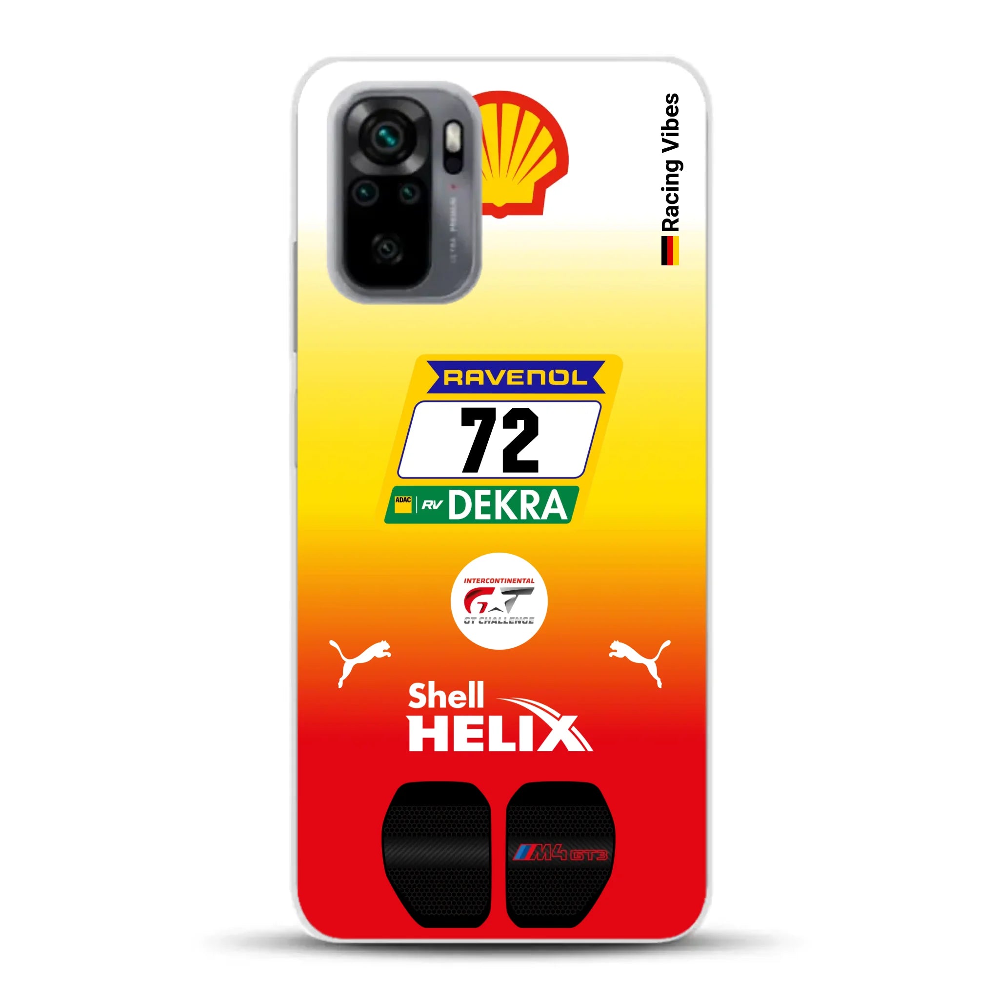 RMG M4 GT3 #72 24h Nürburgring 2024 Livery - Custom phone case for Xiaomi