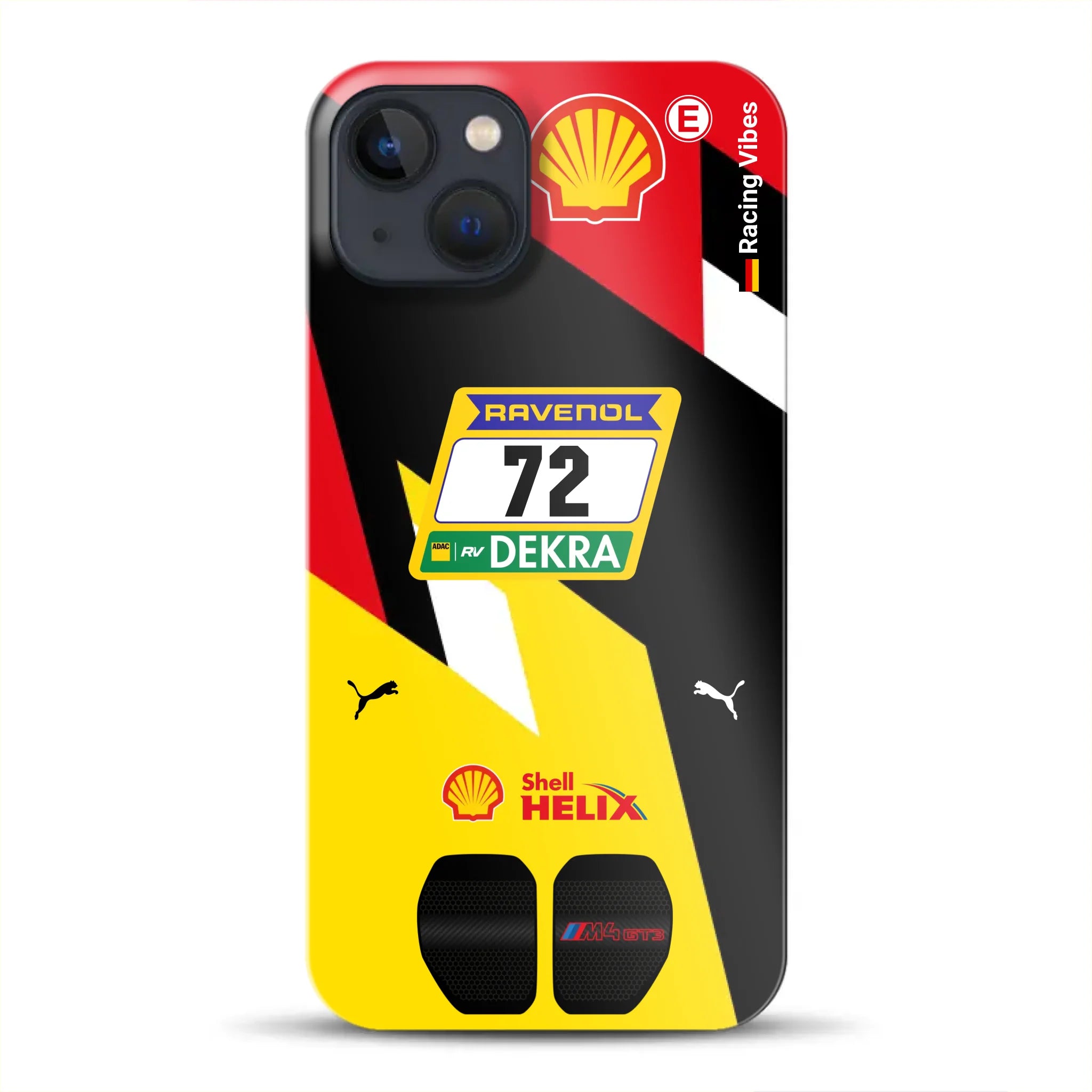 RMG M4 GT3 #72 Nürburgring 24h Qualifiers 2024 Livery - Hard case for iPhone