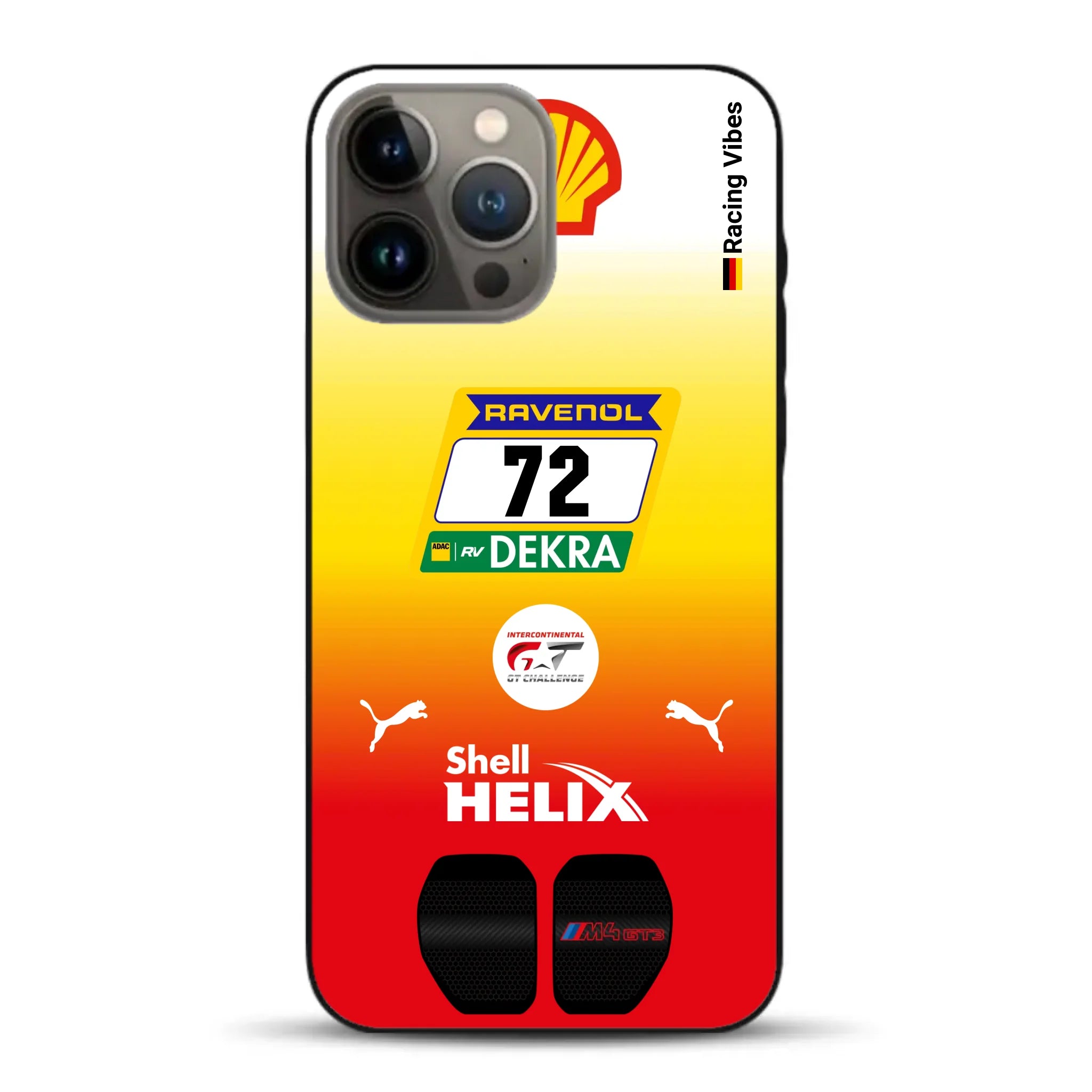 RMG M4 GT3 #72 24h Nürburgring 2024 Livery - Custom phone case for iPhone
