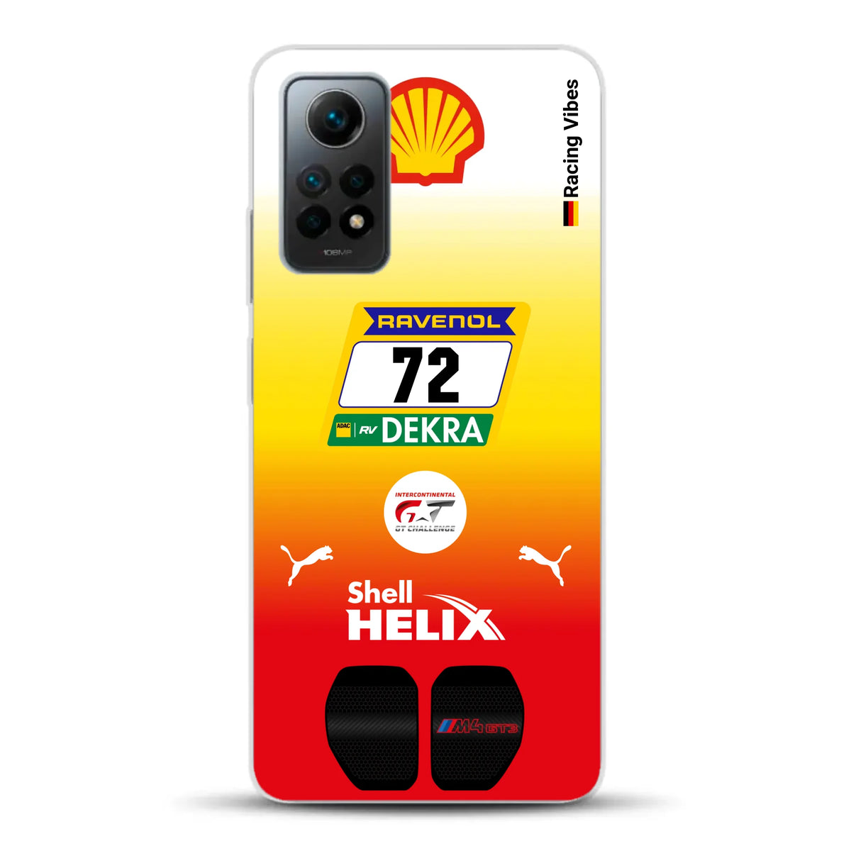 RMG M4 GT3 #72 24h Nürburgring 2024 Livery - Custodia per cellulare personalizzata per Xiaomi