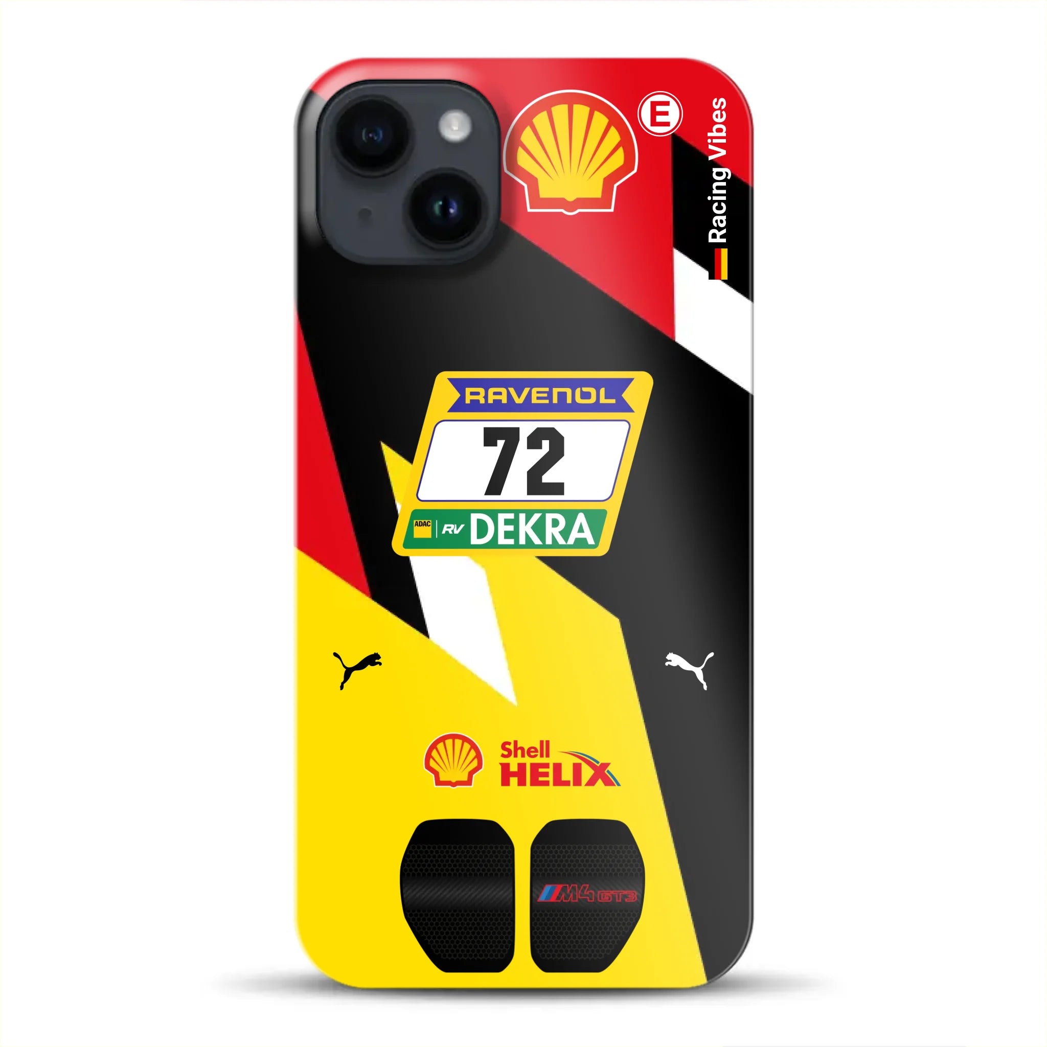 RMG M4 GT3 #72 Nürburgring 24h Qualifiers 2024 Livery - Hard case for iPhone