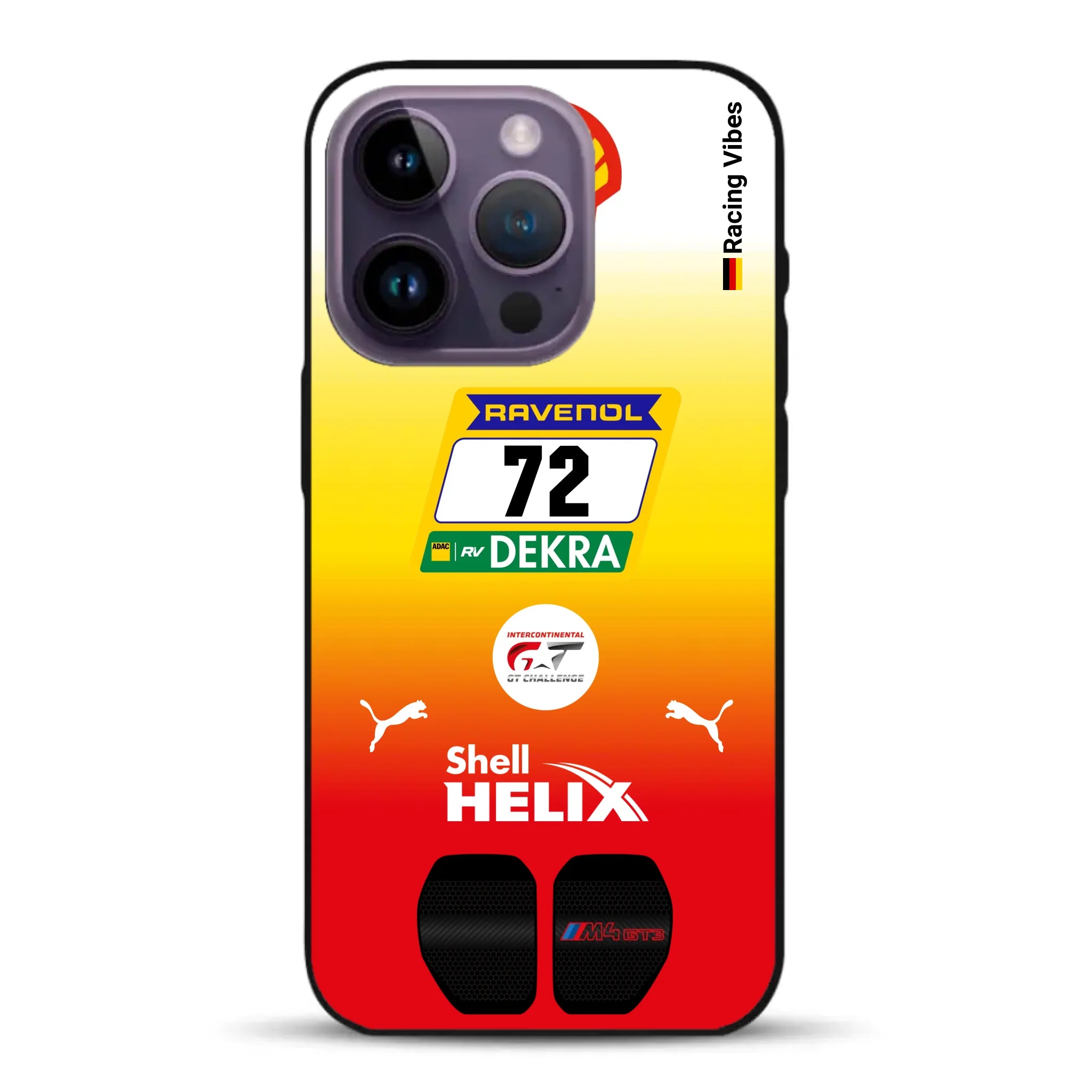 RMG M4 GT3 #72 24h Nürburgring 2024 Livery - Custom phone case for iPhone