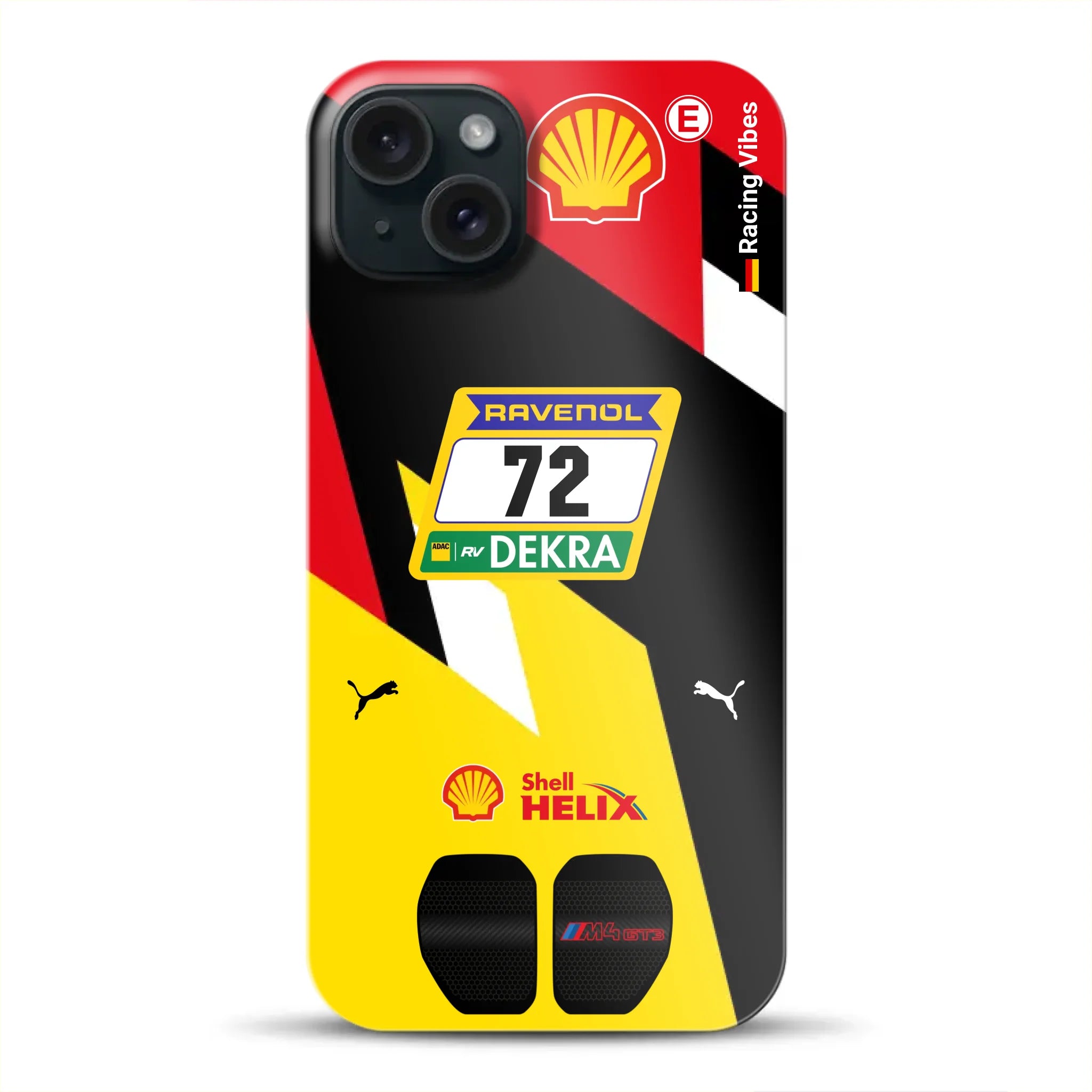 RMG M4 GT3 #72 Nürburgring 24h Qualifiers 2024 Livery - Hard case for iPhone