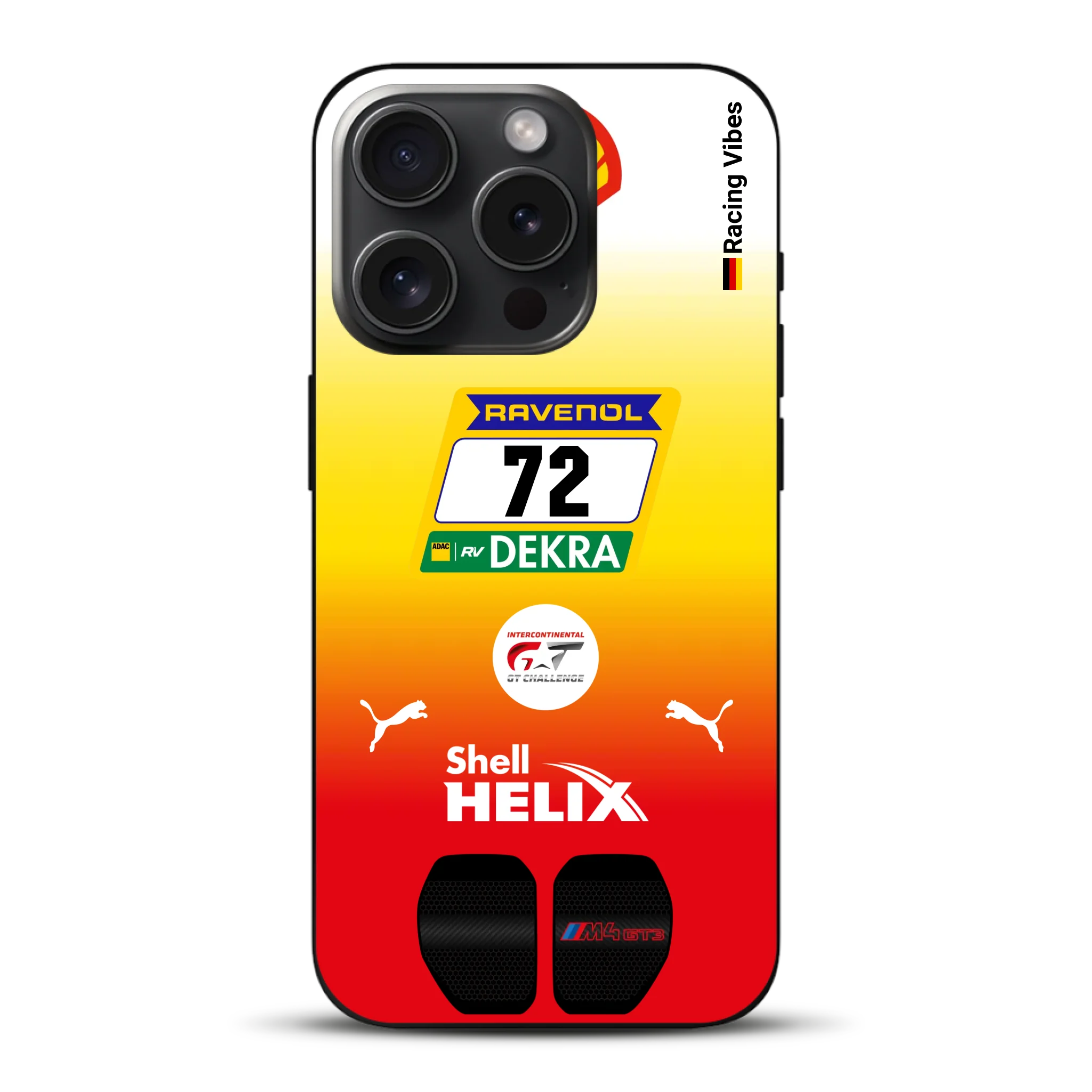 RMG M4 GT3 #72 24h Nürburgring 2024 Livery - Custom phone case for iPhone