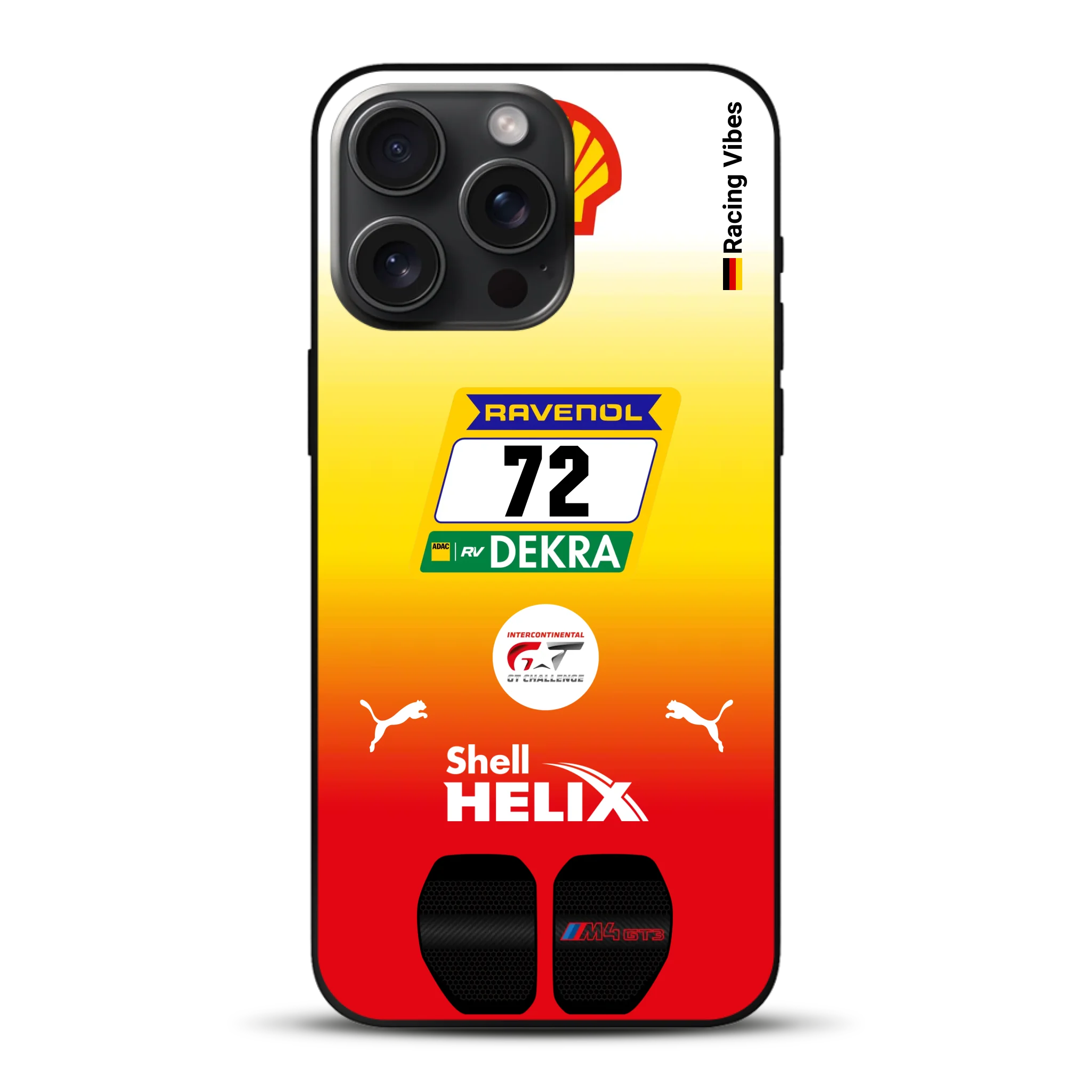 RMG M4 GT3 #72 24h Nürburgring 2024 Livery - Custom phone case for iPhone