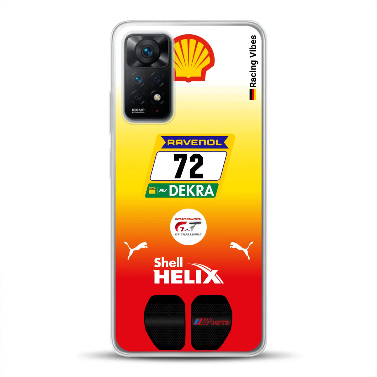 RMG M4 GT3 #72 24h Nürburgring 2024 Livery - Custodia per cellulare personalizzata per Xiaomi
