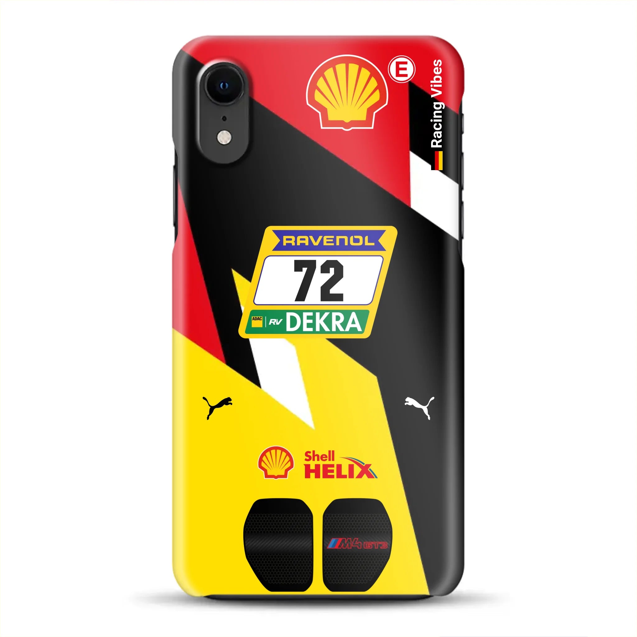 RMG M4 GT3 #72 Nürburgring 24h Qualifiers 2024 Livery - Hard case for iPhone