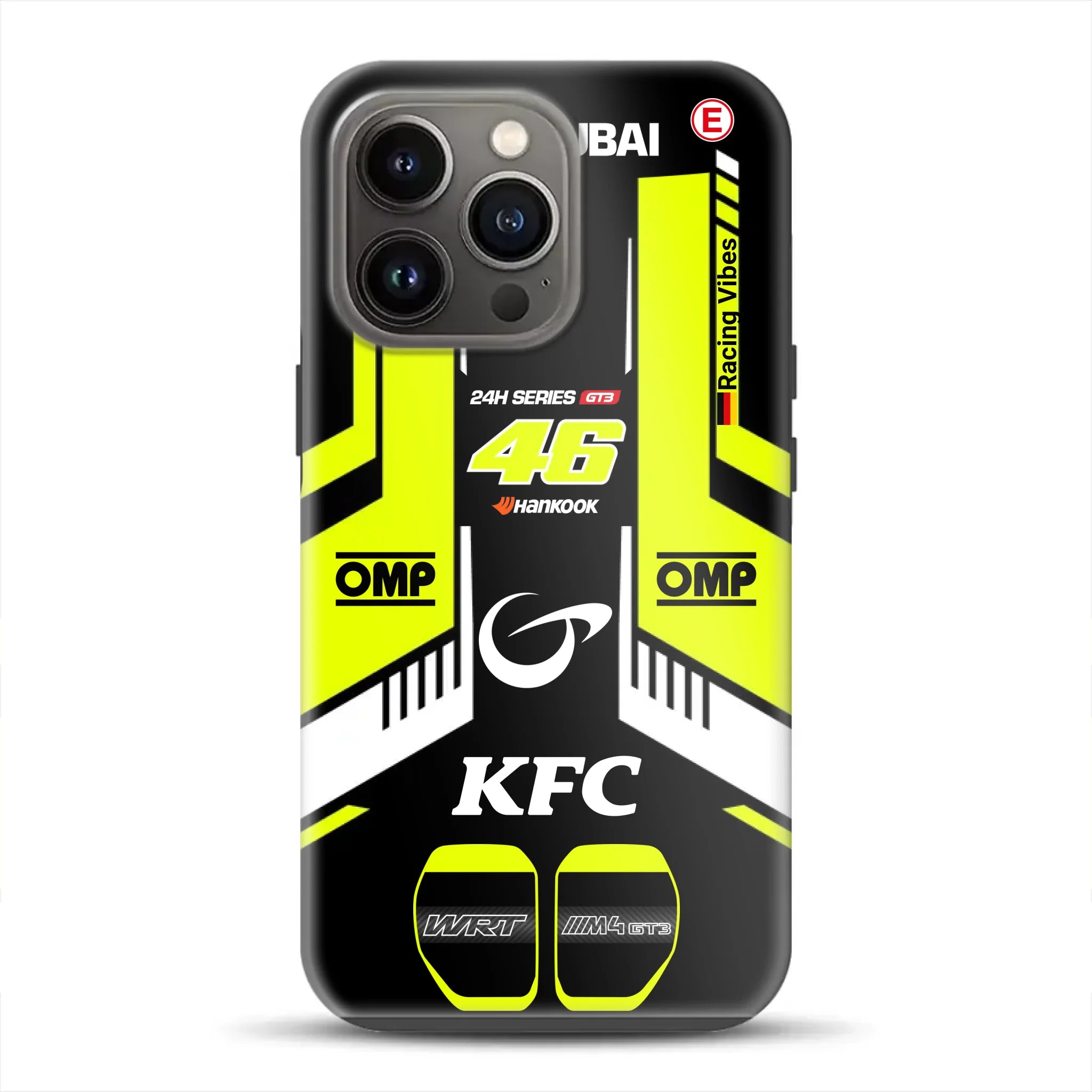 M4 GT3 #46 24h Dubai 2023 Rossi Livery – Custodia premium personalizzata per iPhone