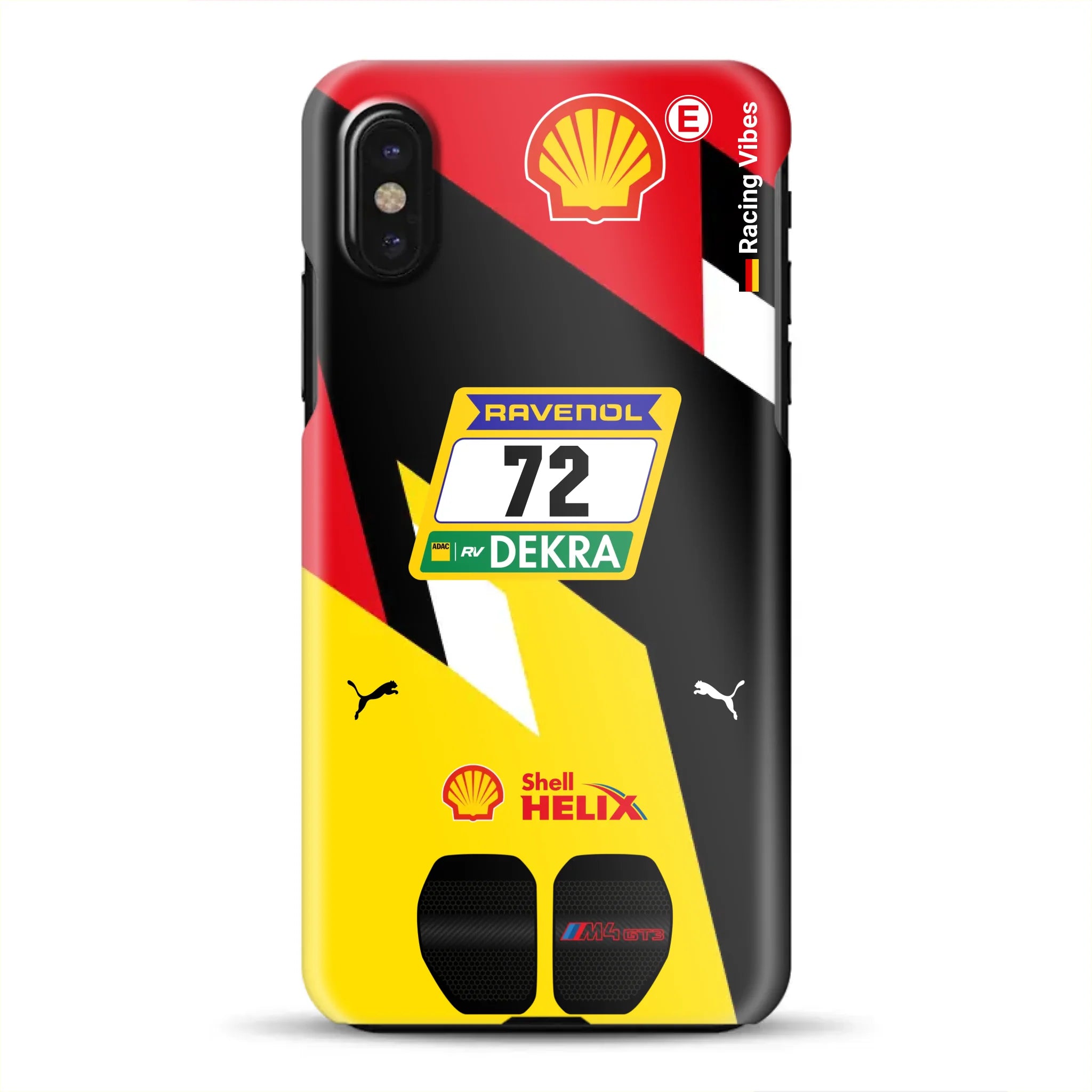 RMG M4 GT3 #72 Nürburgring 24h Qualifiers 2024 Livery - Hard case for iPhone