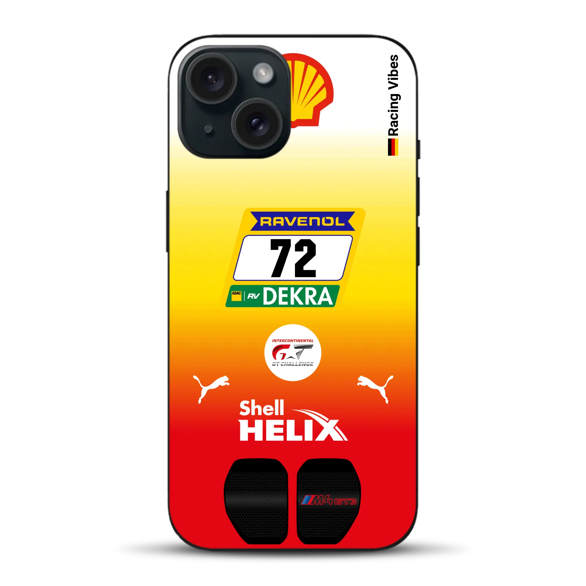 RMG M4 GT3 #72 24h Nürburgring 2024 Livery - Custom phone case for iPhone
