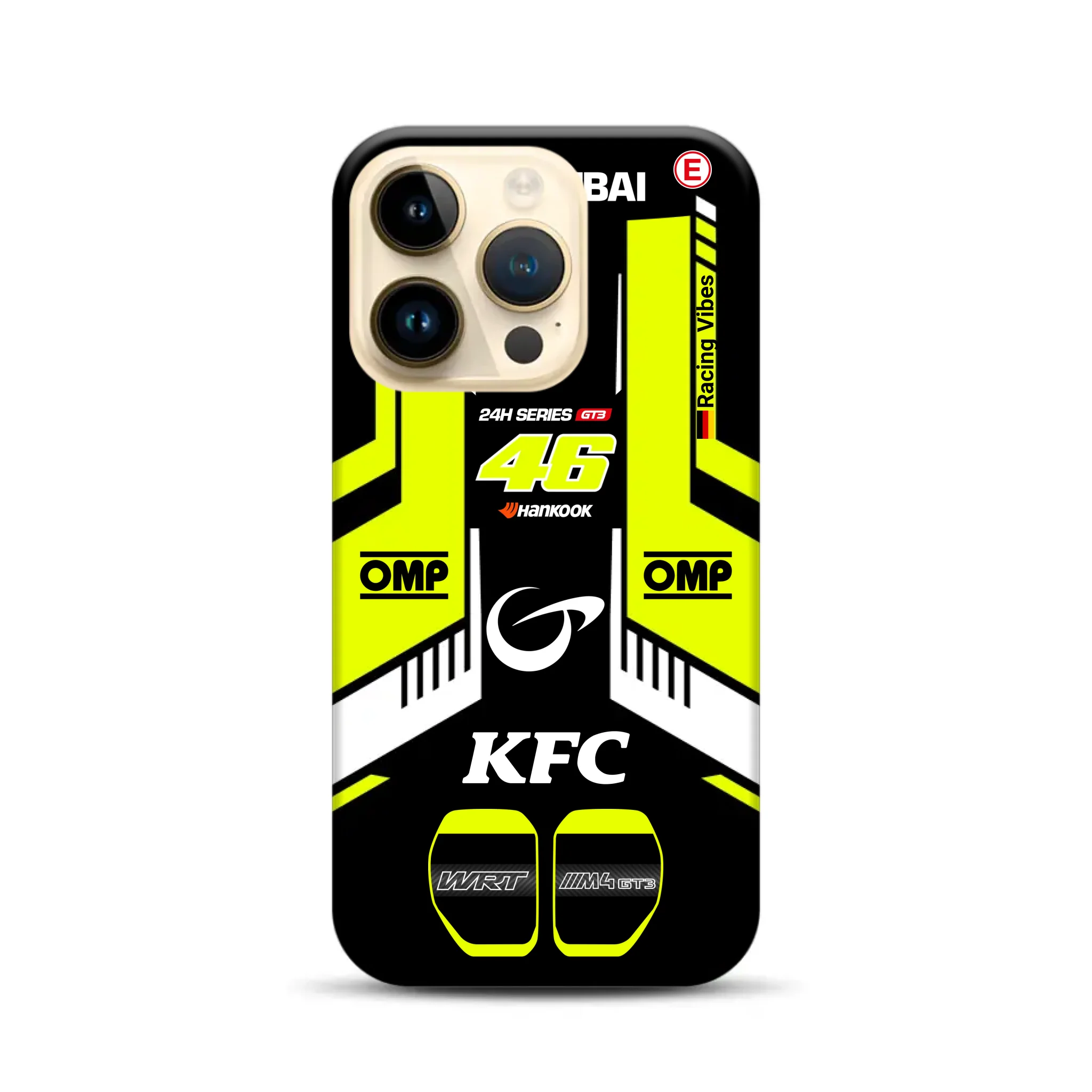 M4 GT3 #46 24h Dubai 2023 Rossi Livery – Custodia premium personalizzata per iPhone