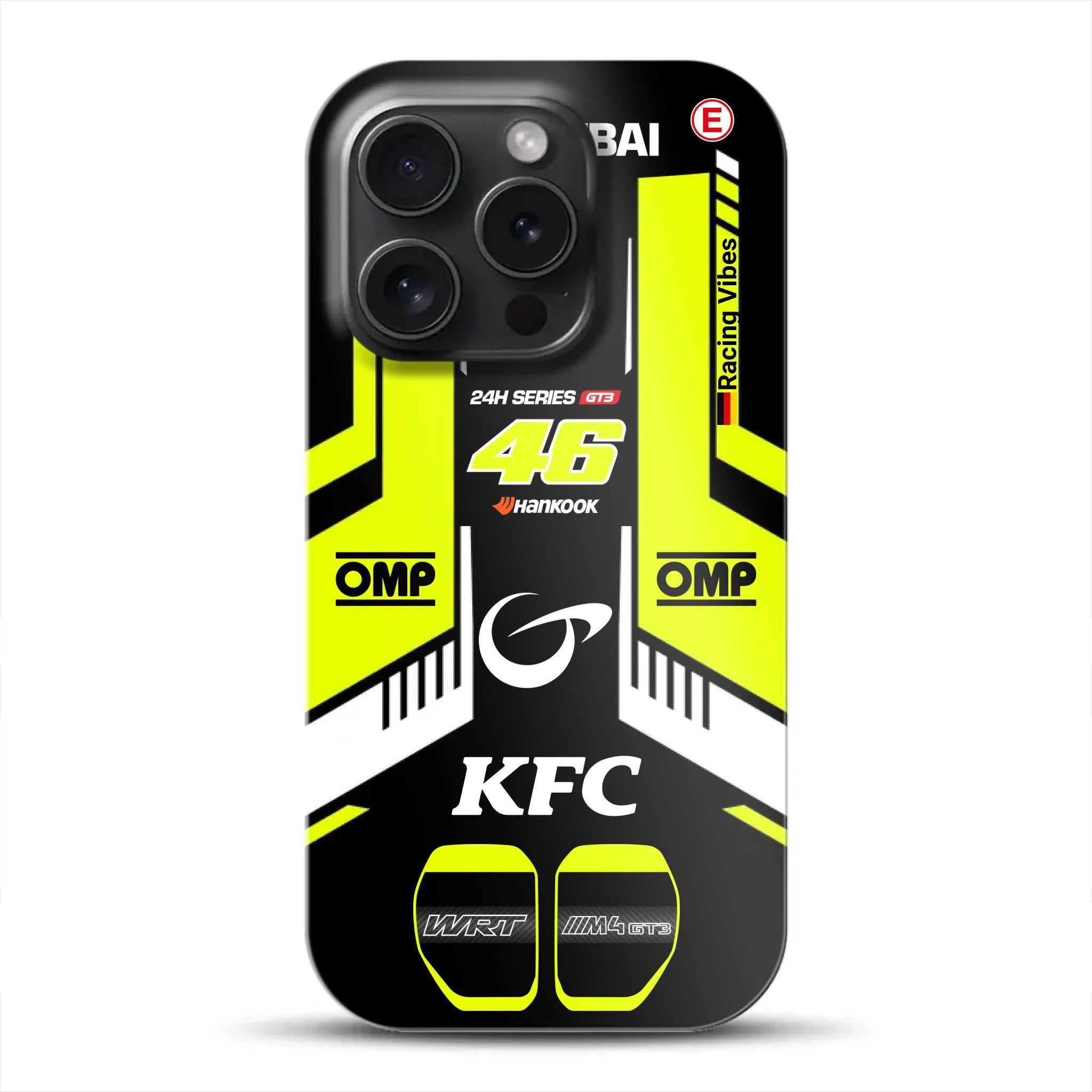 M4 GT3 #46 24h Dubai 2023 Rossi Livery – Custodia premium personalizzata per iPhone