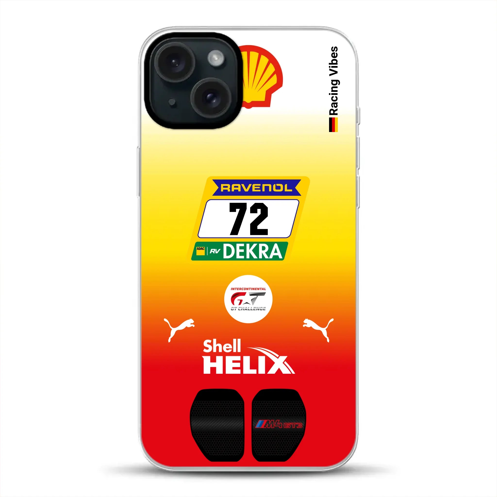 RMG M4 GT3 #72 24h Nürburgring 2024 Livery - Custom phone case for iPhone
