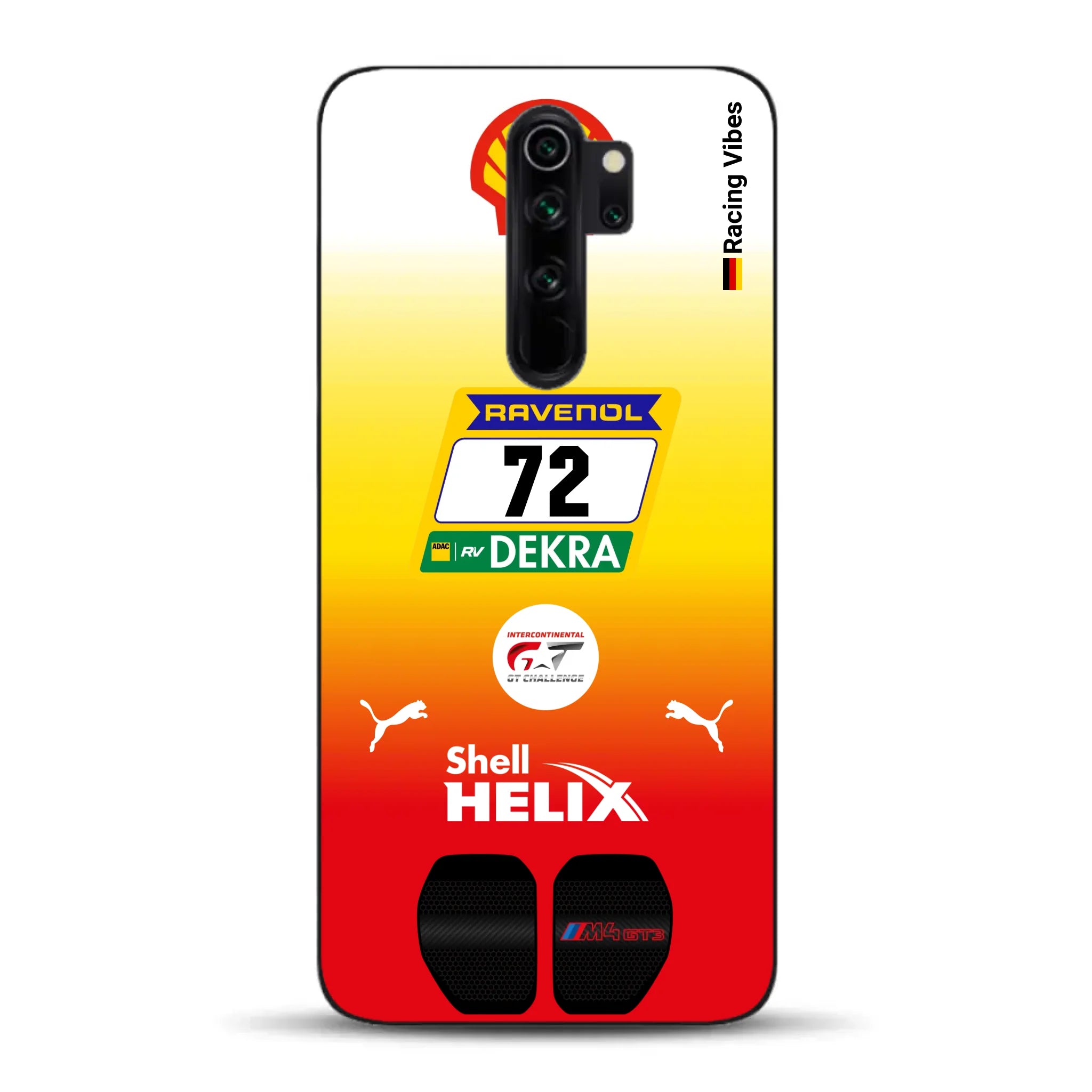 RMG M4 GT3 #72 24h Nürburgring 2024 Livery - Custom phone case for Xiaomi