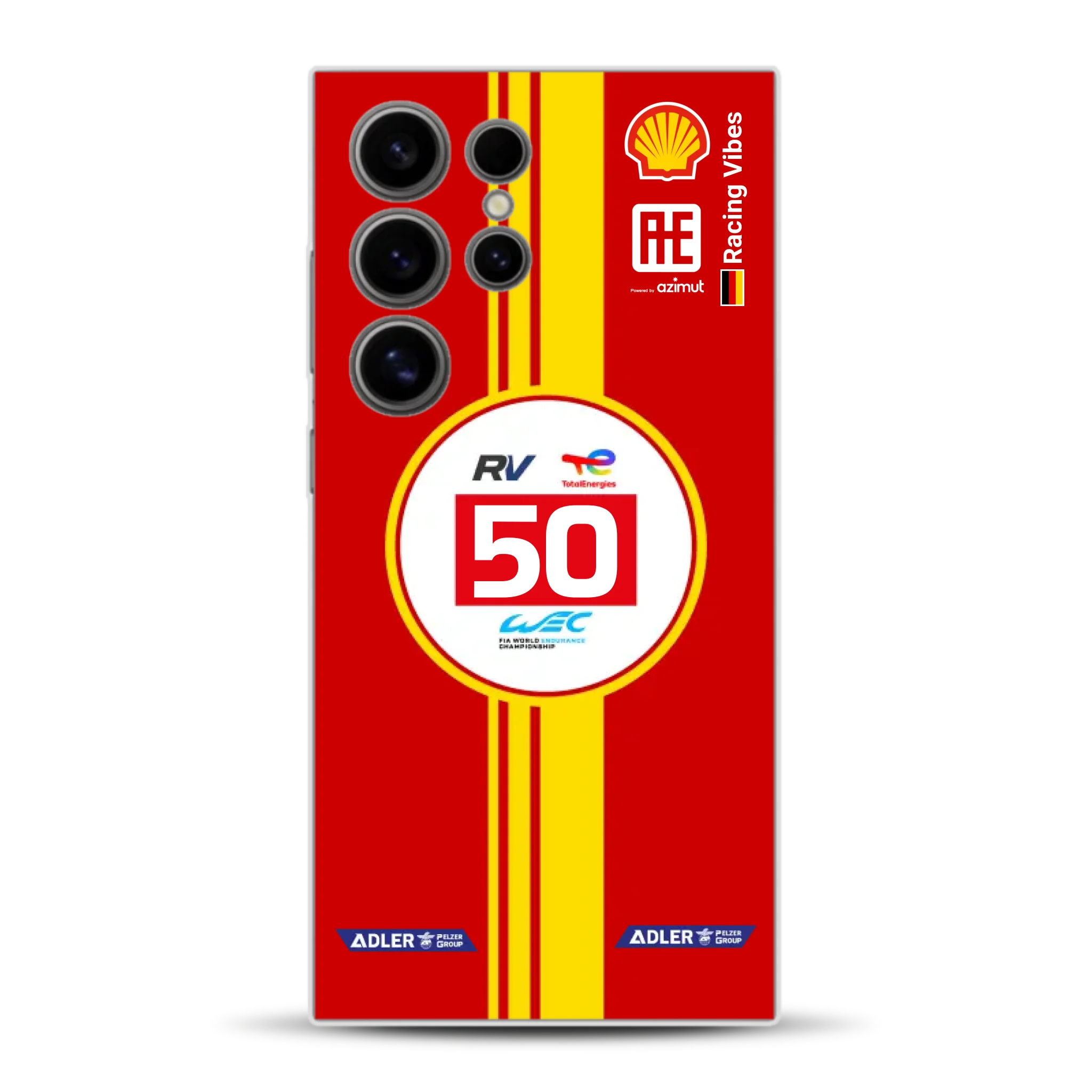 AF Corse 499P 2024 Livery - Custodia per cellulare personalizzata per Samsung
