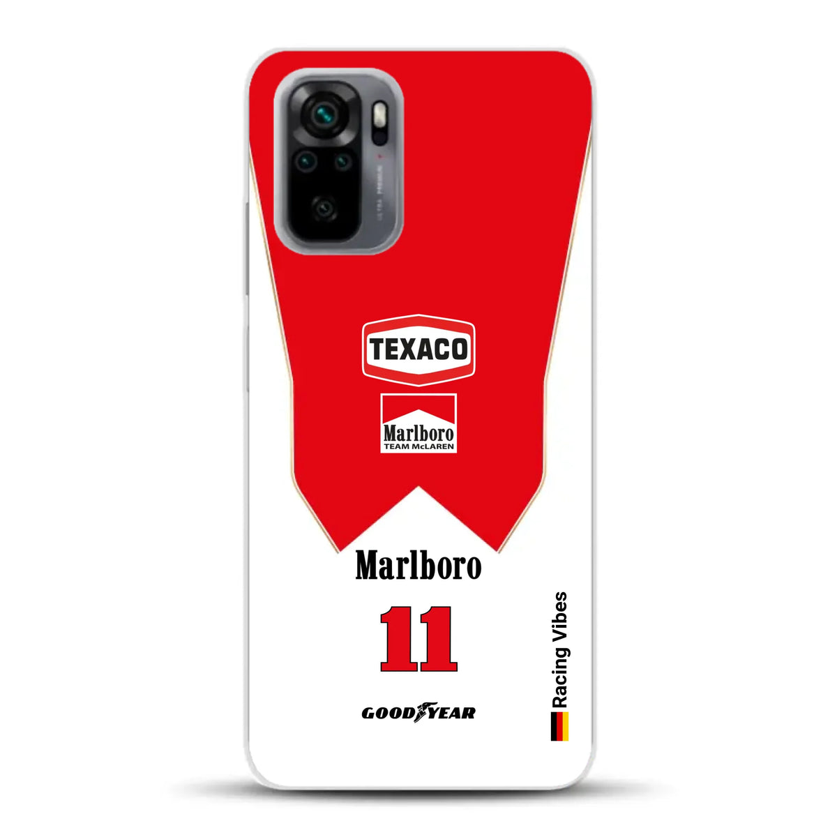 James Hunt McLaren M23 Livery - Individuelle Handyhülle für Xiaomi