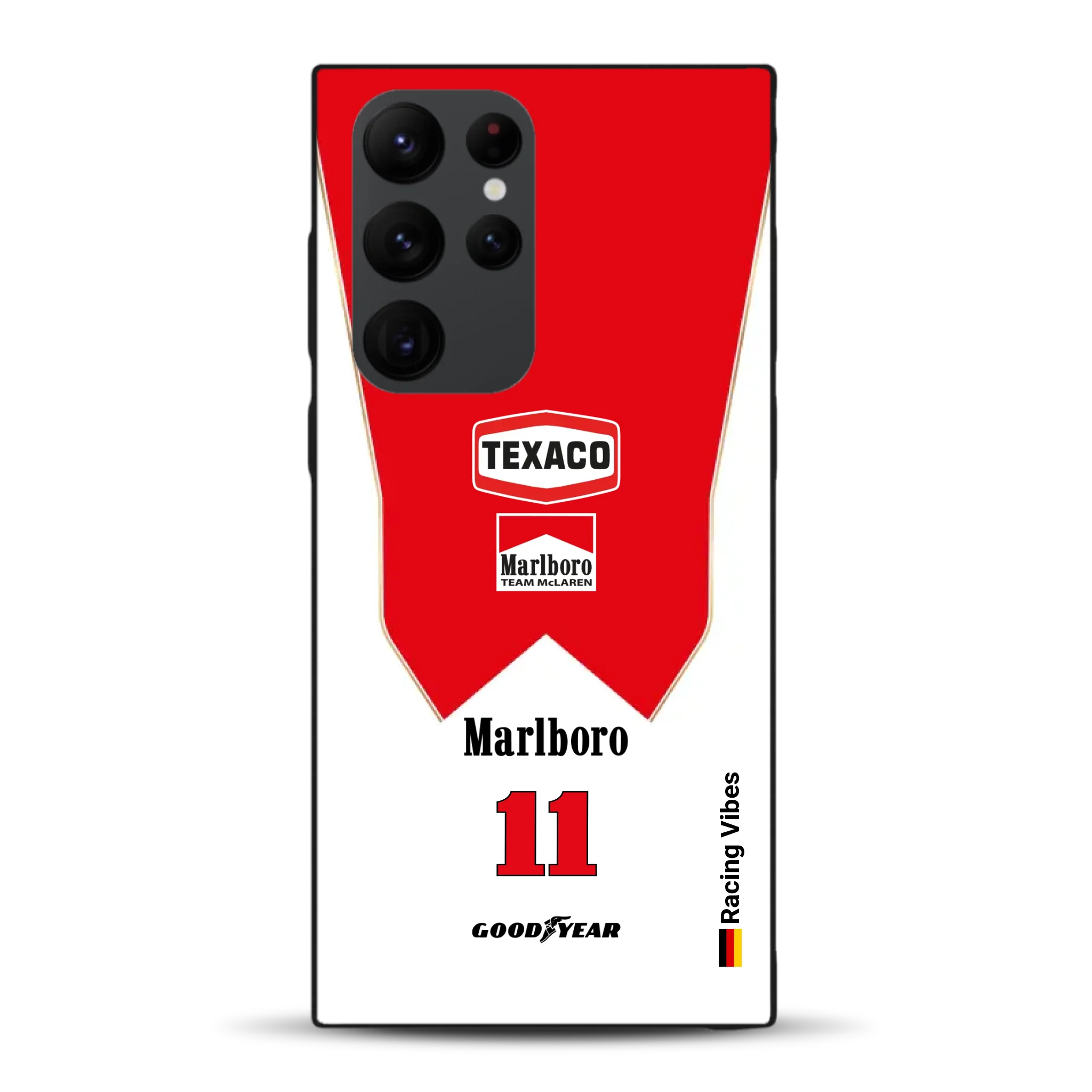 James Hunt McLaren M23 Livery - Individuelle Handyhülle für Samsung