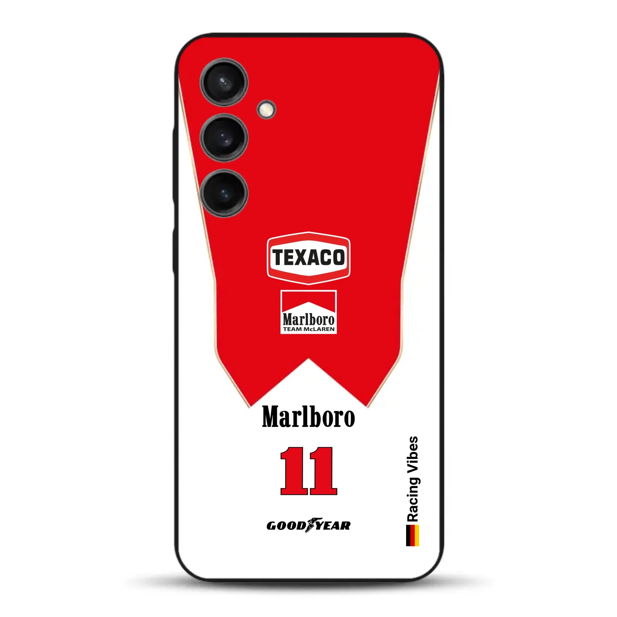 James Hunt McLaren M23 Livery - Individuelle Handyhülle für Samsung