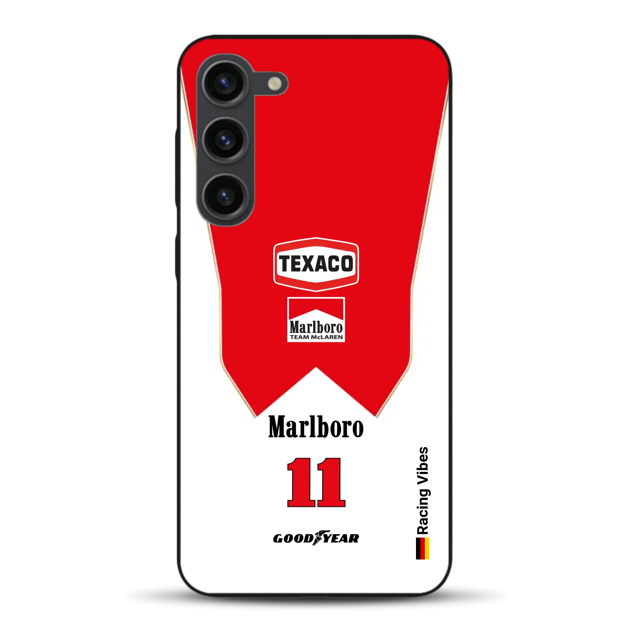 James Hunt McLaren M23 Livery - Individuelle Handyhülle für Samsung