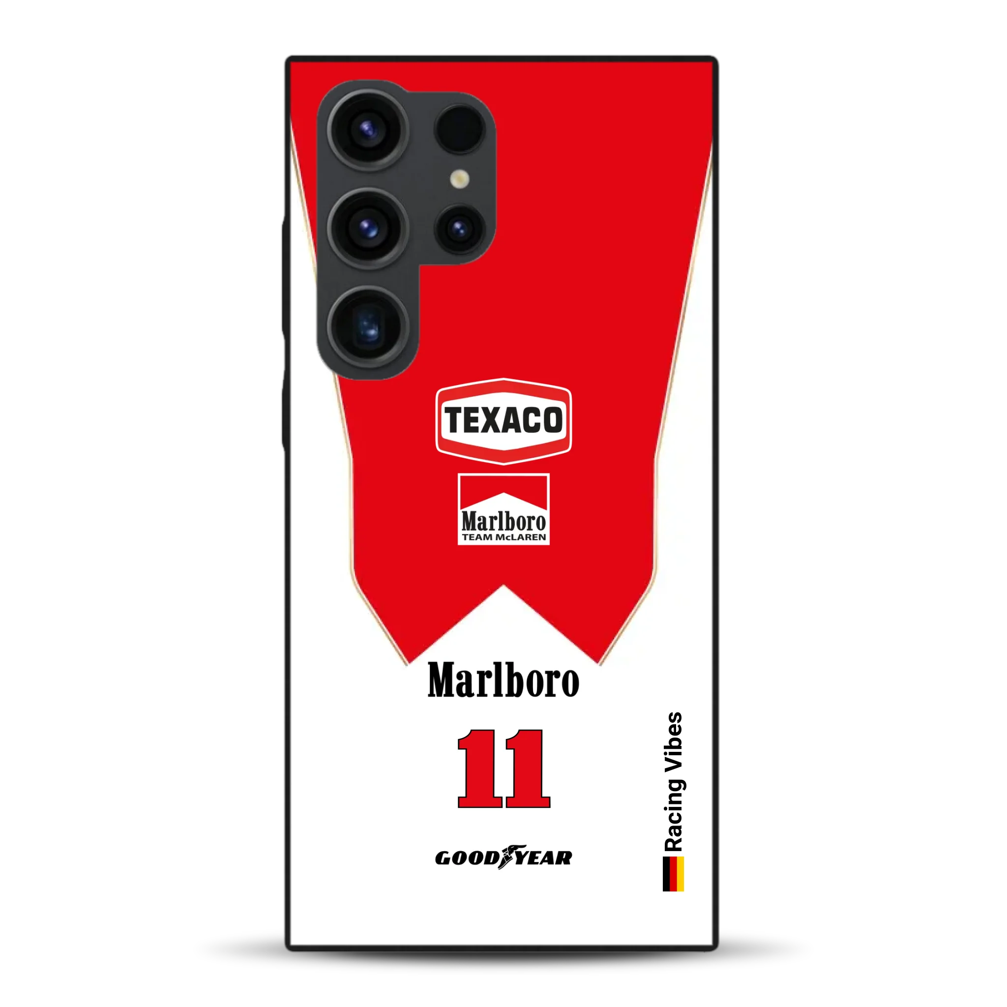 James Hunt McLaren M23 Livery - Individuelle Handyhülle für Samsung