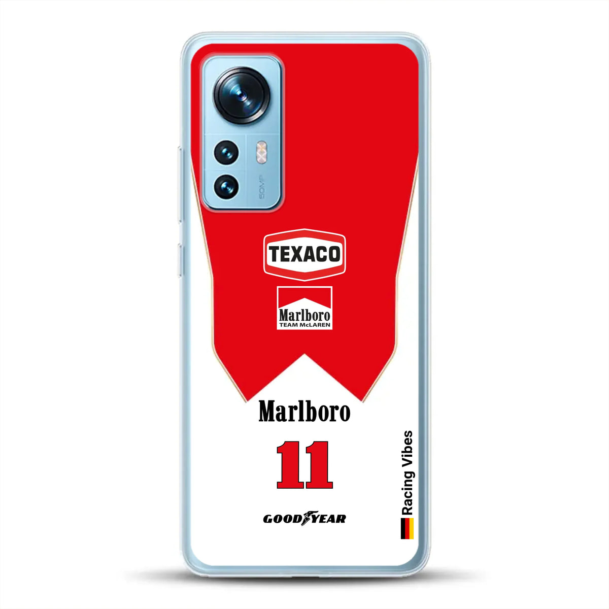 James Hunt McLaren M23 Livery - Individuelle Handyhülle für Xiaomi